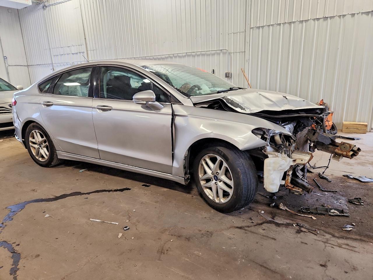 2015 Ford Fusion Se Silver vin: 1FA6P0H71F5125467