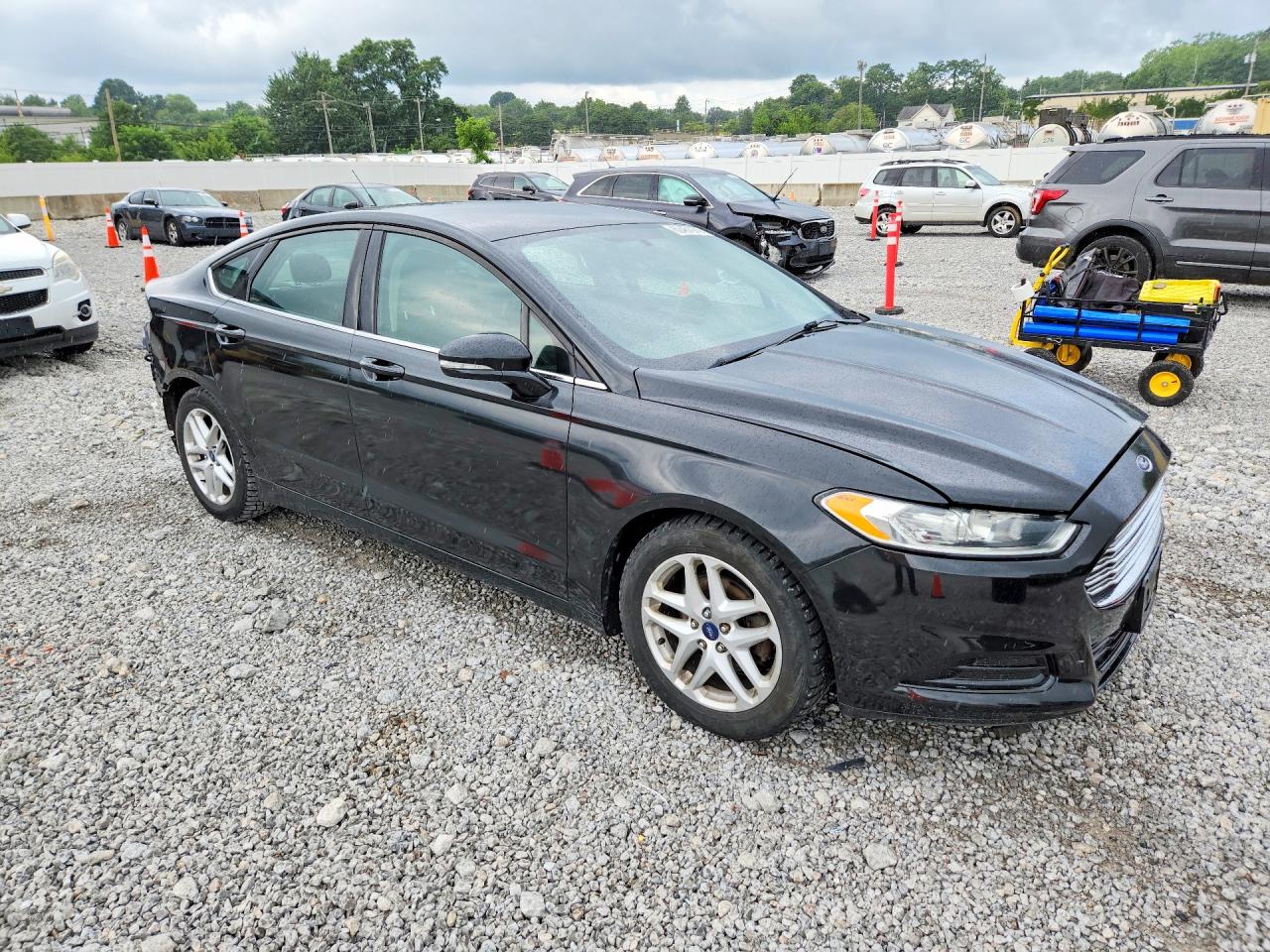 2014 Ford Fusion Se Black vin: 1FA6P0H72E5368235