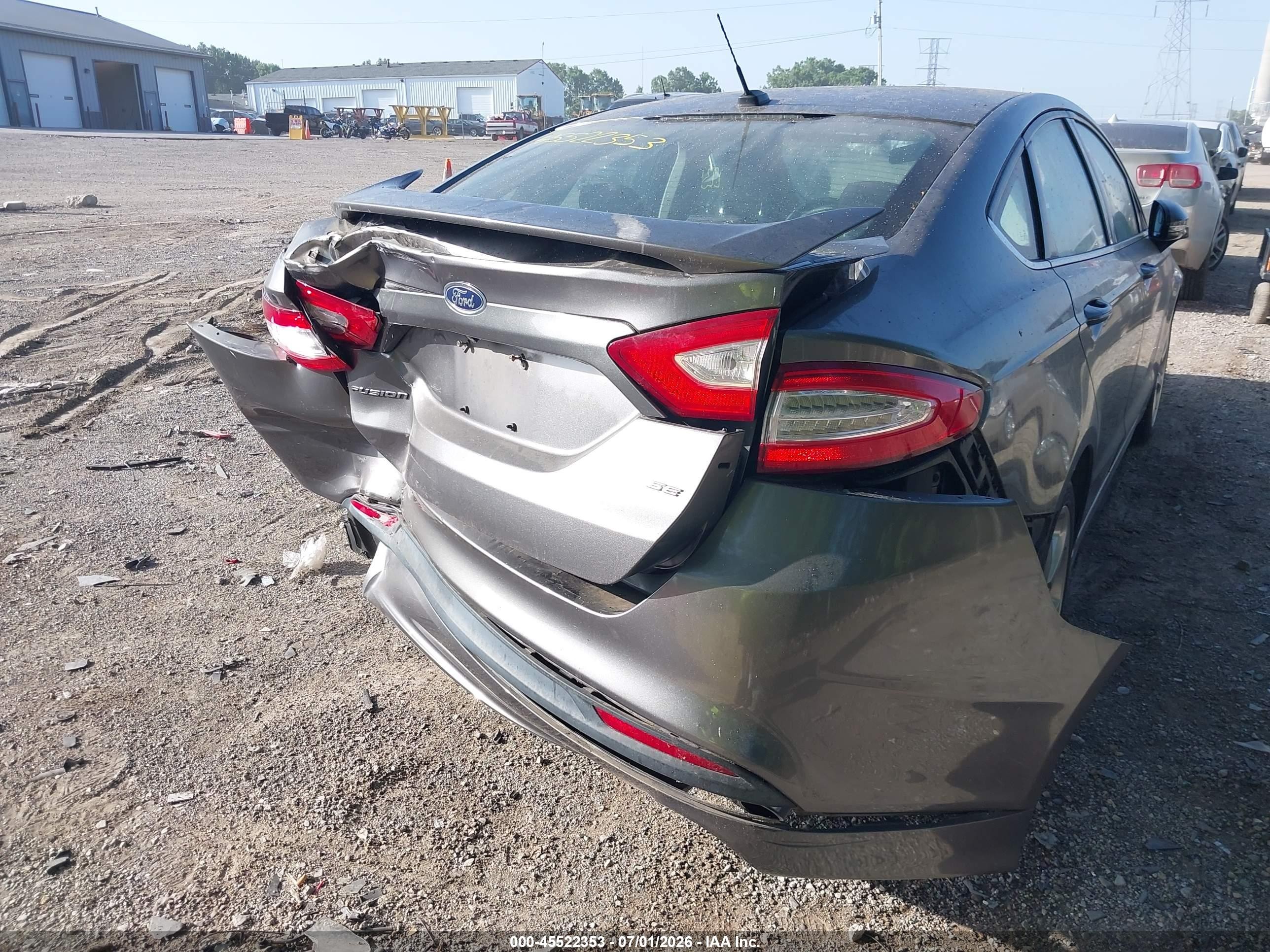 2014 Ford Fusion Se Silver vin: 1FA6P0H72E5371149