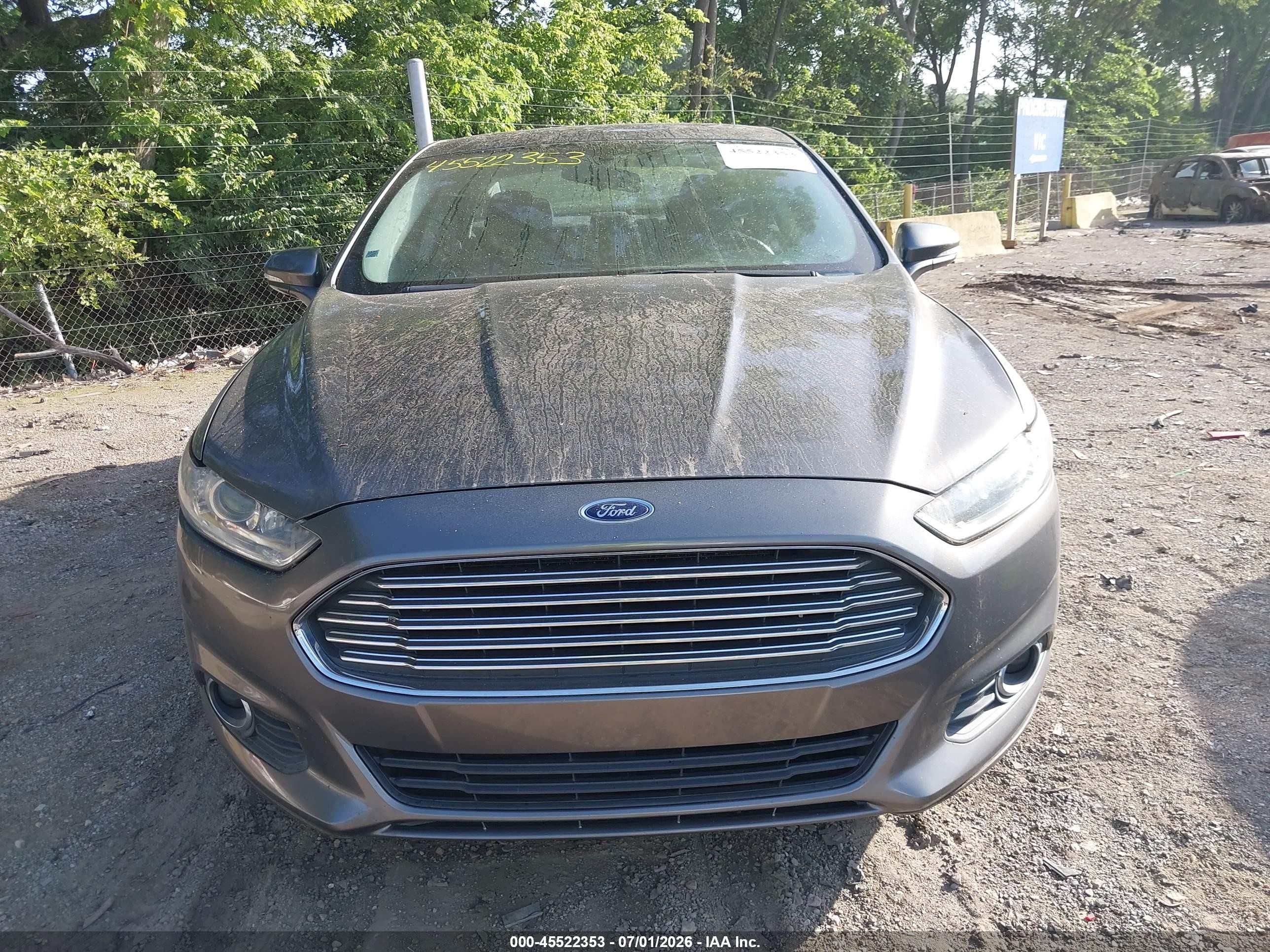 2014 Ford Fusion Se Silver vin: 1FA6P0H72E5371149