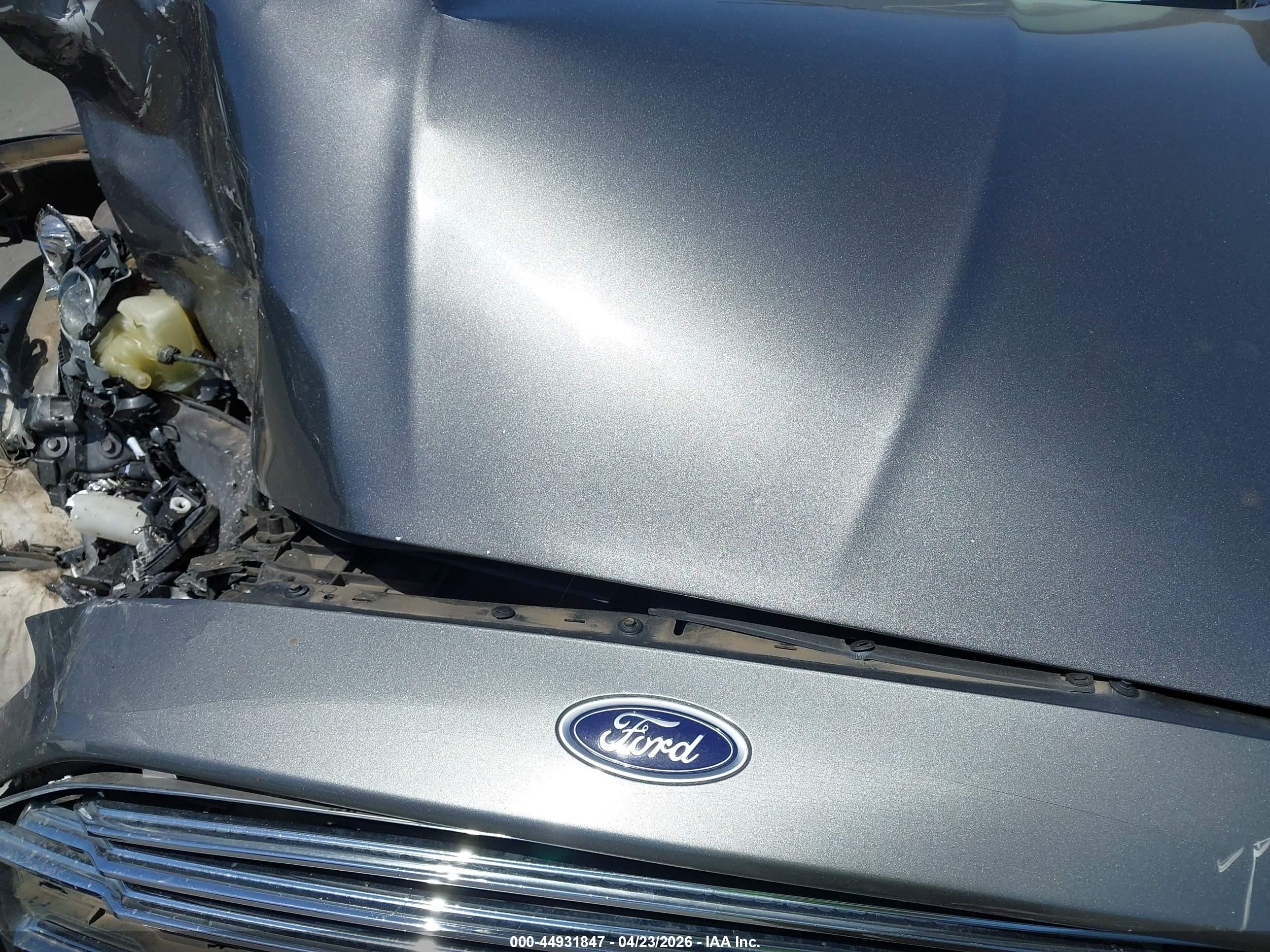 2014 Ford Fusion Se Gray vin: 1FA6P0H72E5380028