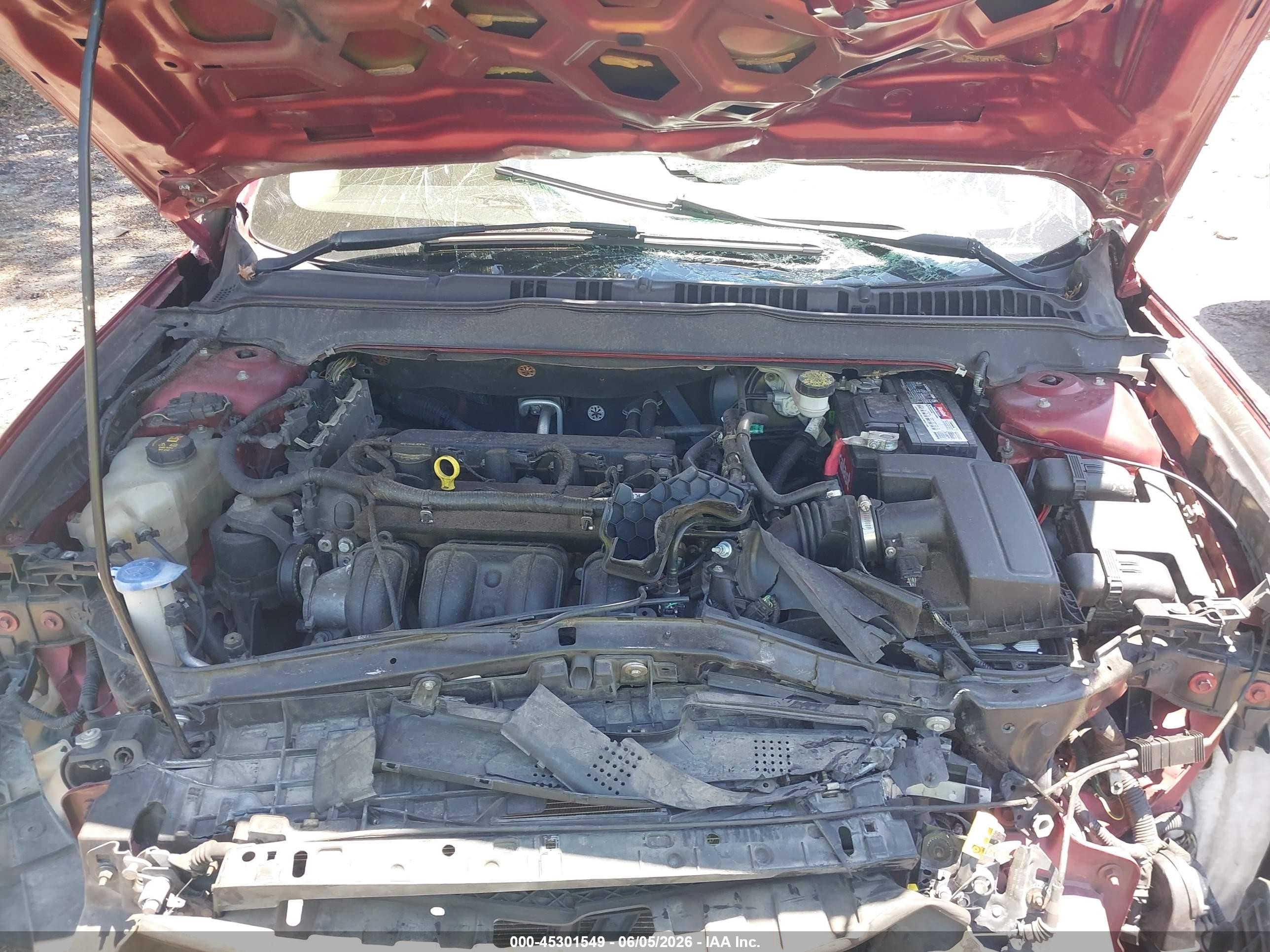 2014 Ford Fusion Se Red vin: 1FA6P0H72E5386816