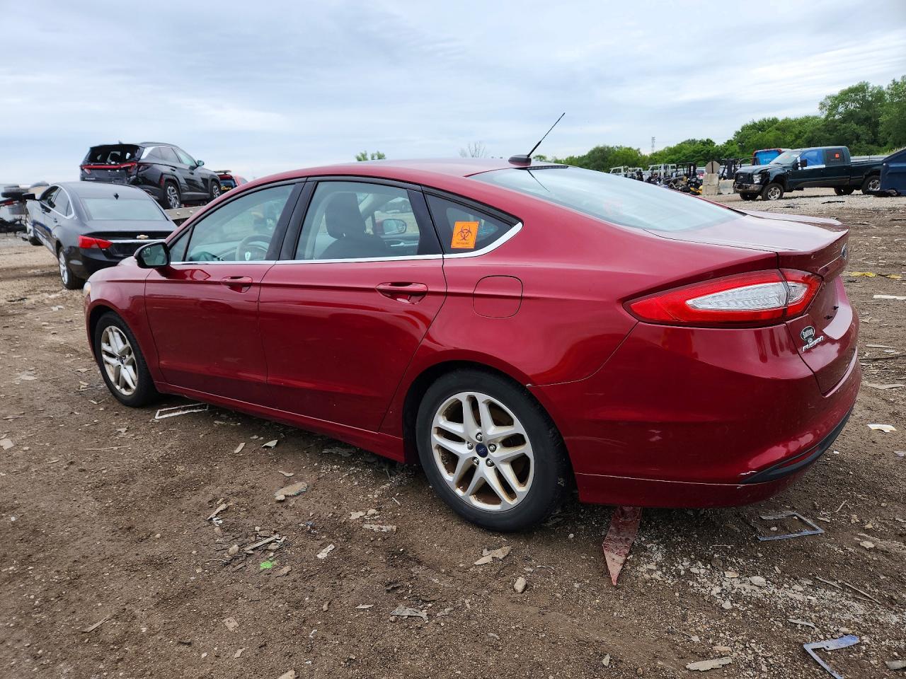 2014 Ford Fusion Se Red vin: 1FA6P0H72E5391658