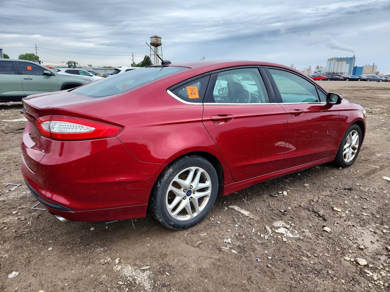2014 Ford Fusion Se Red vin: 1FA6P0H72E5391658