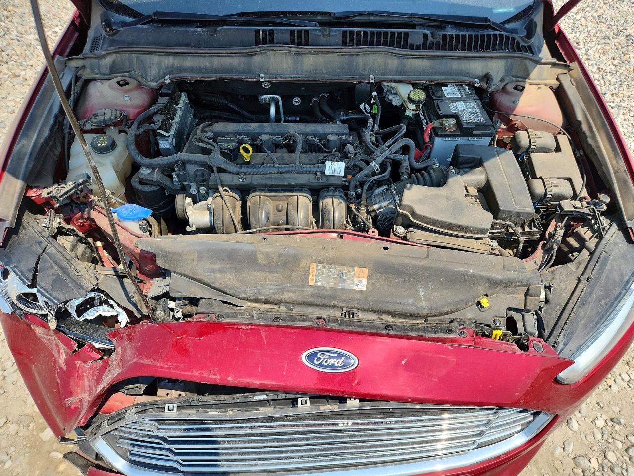 2015 Ford Fusion Se Red vin: 1FA6P0H72F5101114