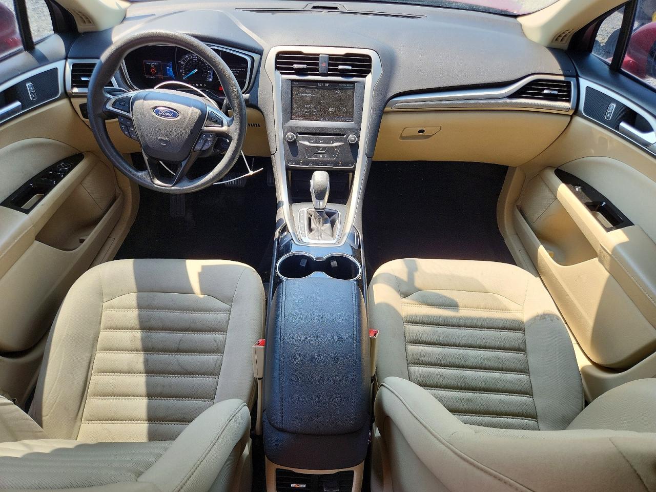 2015 Ford Fusion Se Red vin: 1FA6P0H72F5101114
