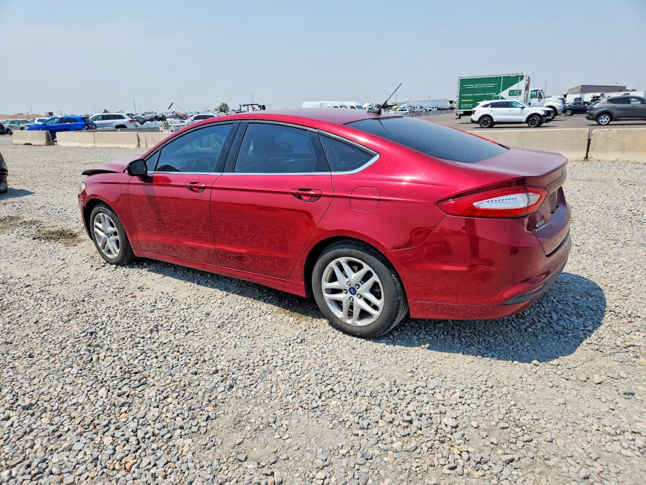 2015 Ford Fusion Se Red vin: 1FA6P0H72F5101114