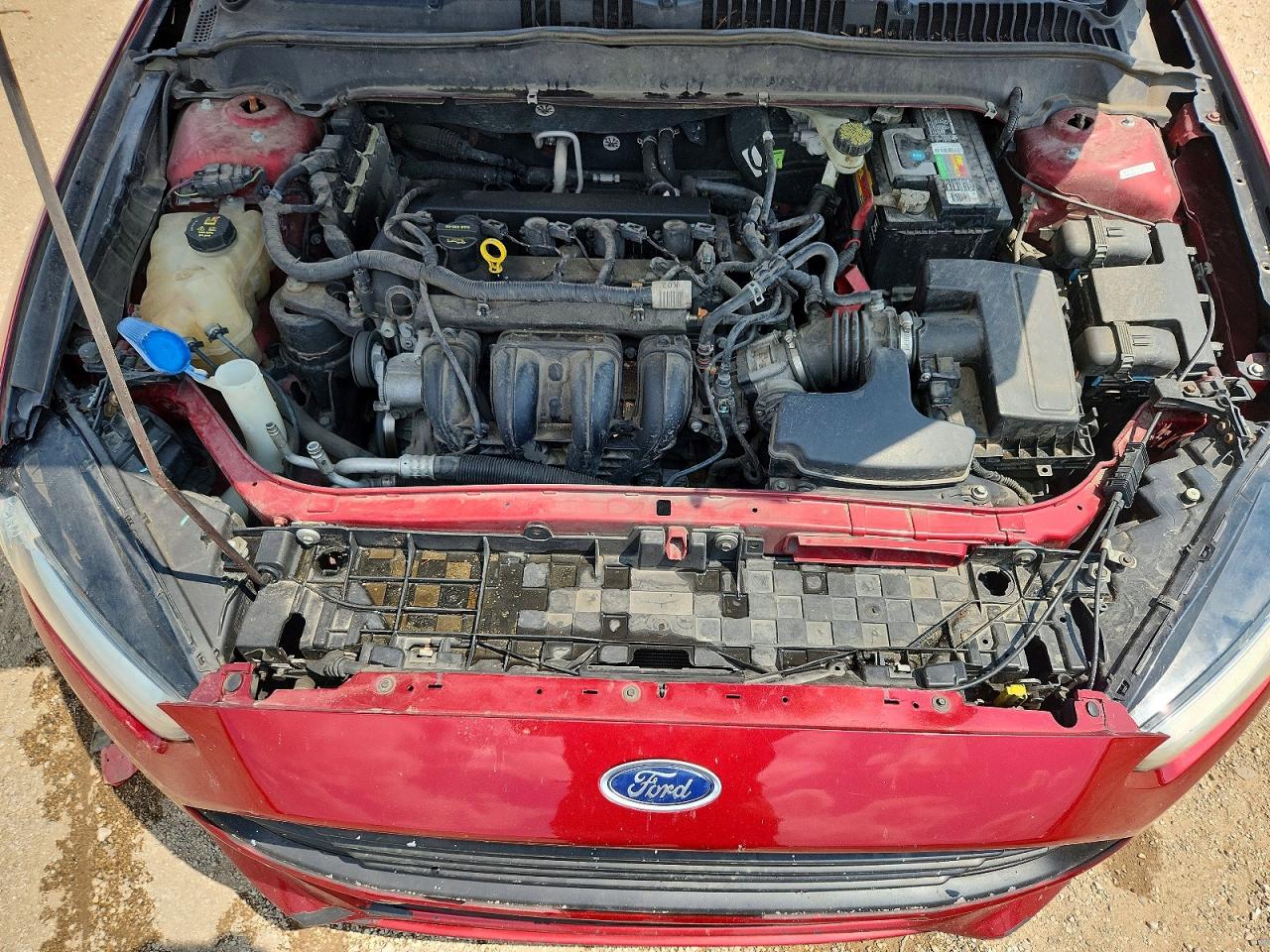 2015 Ford Fusion Se Red vin: 1FA6P0H72F5112985