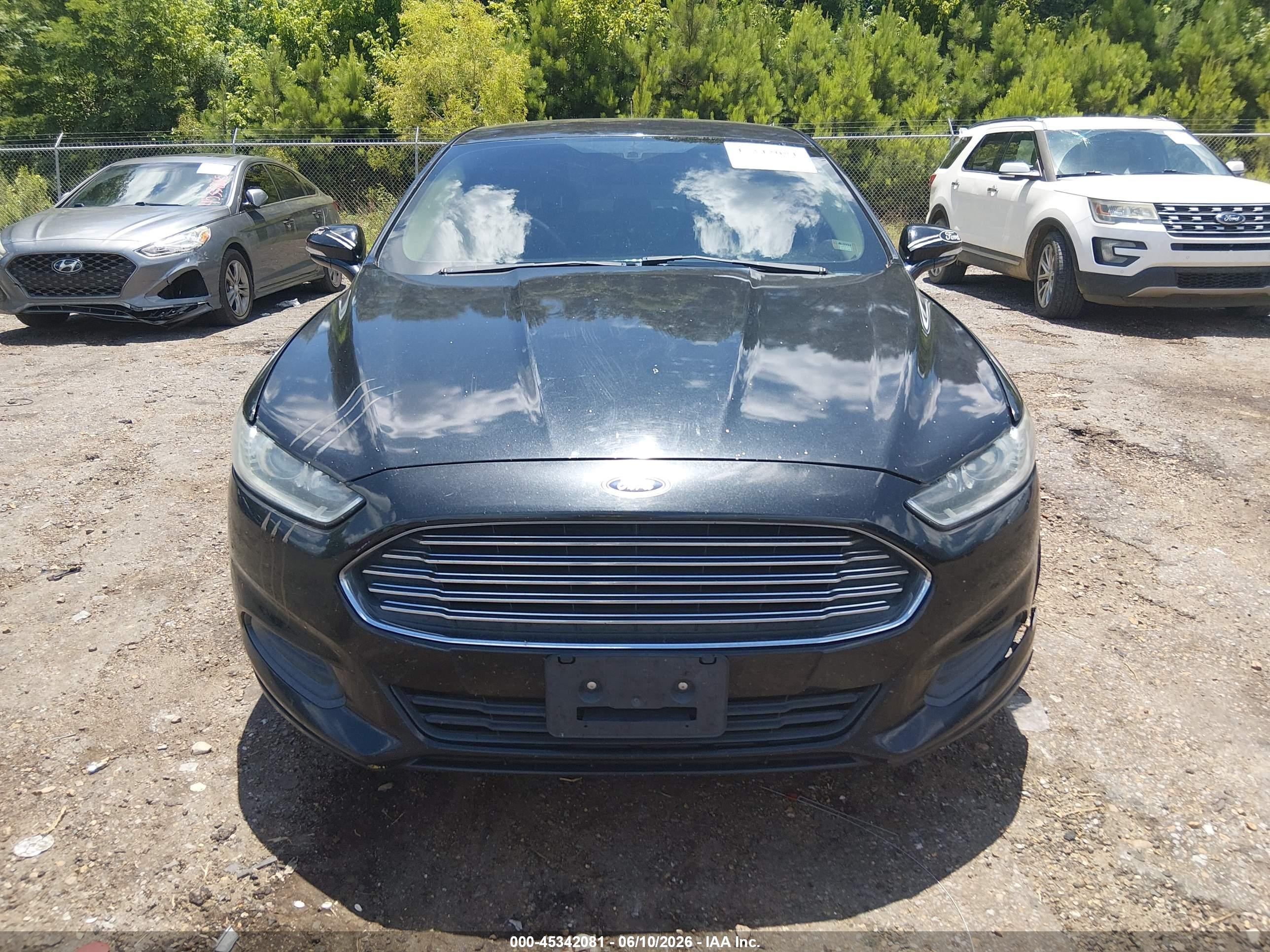 2015 Ford Fusion Se Black vin: 1FA6P0H72F5120990