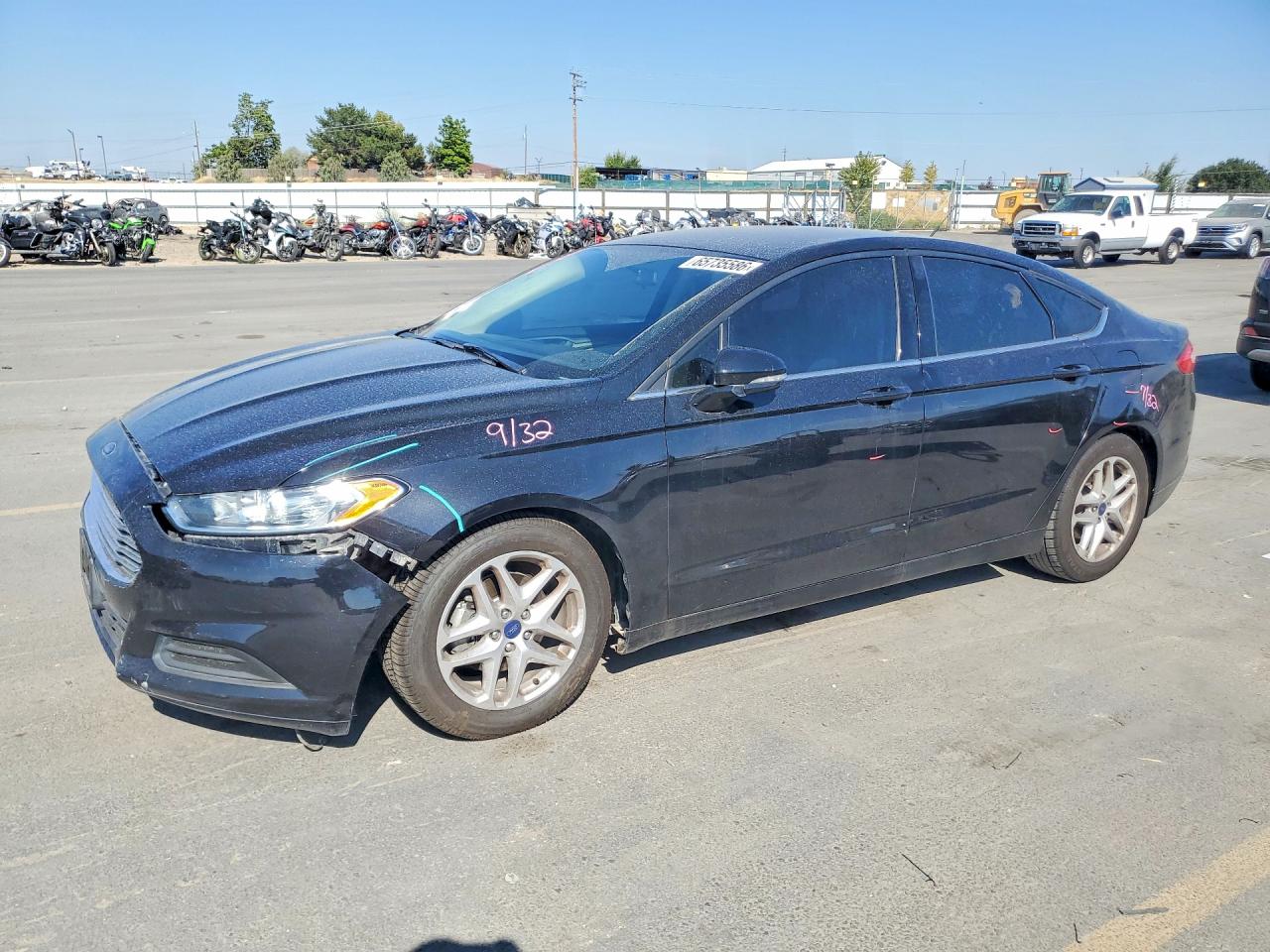 2015 Ford Fusion Se Черный vin: 1FA6P0H72F5125980
