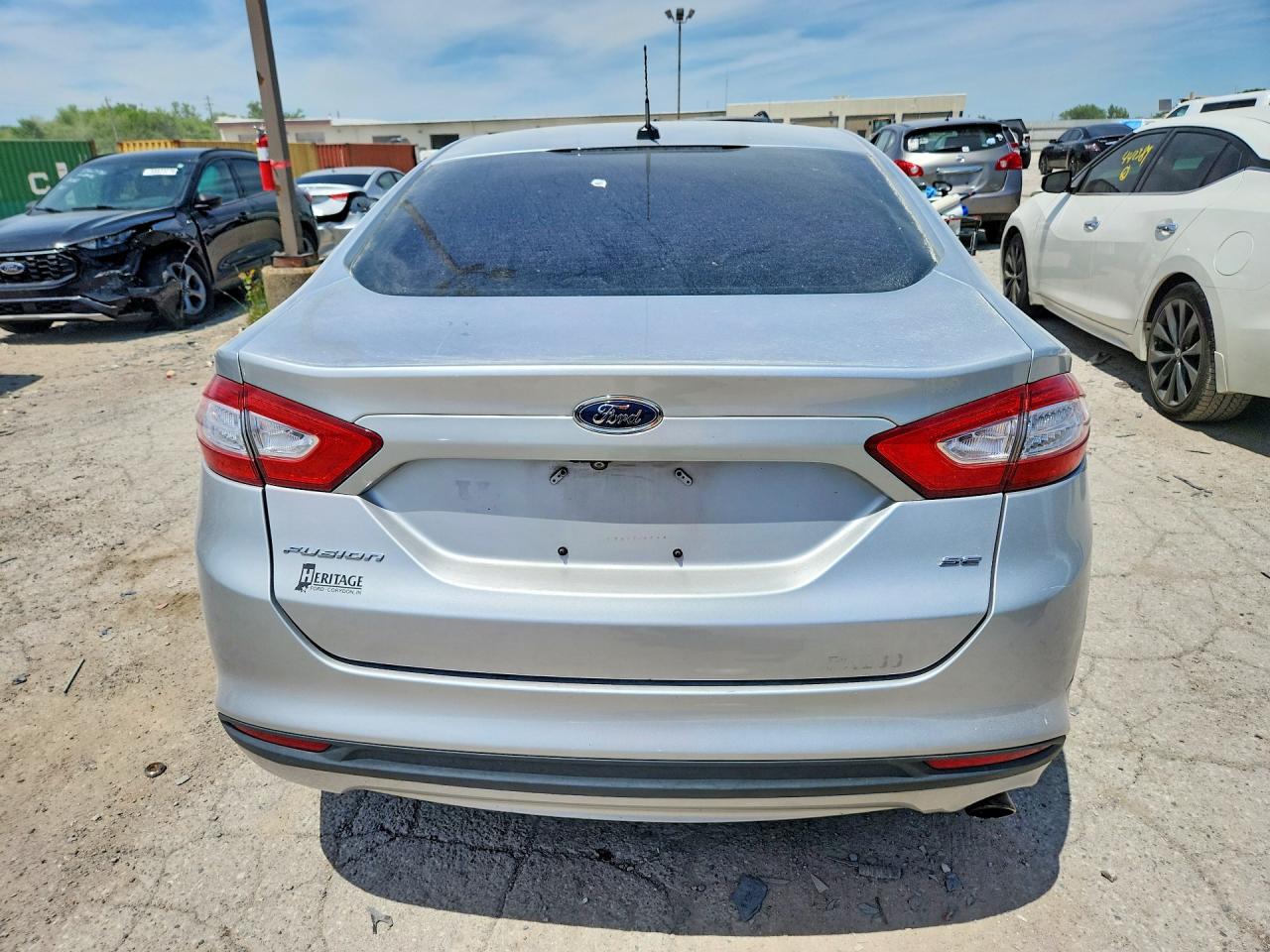 2015 Ford Fusion Se Silver vin: 1FA6P0H72F5130144