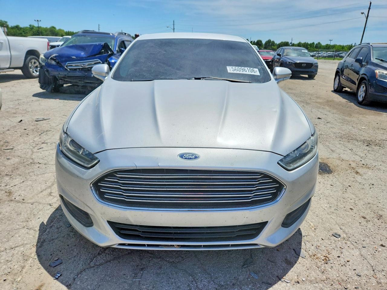 2015 Ford Fusion Se Silver vin: 1FA6P0H72F5130144