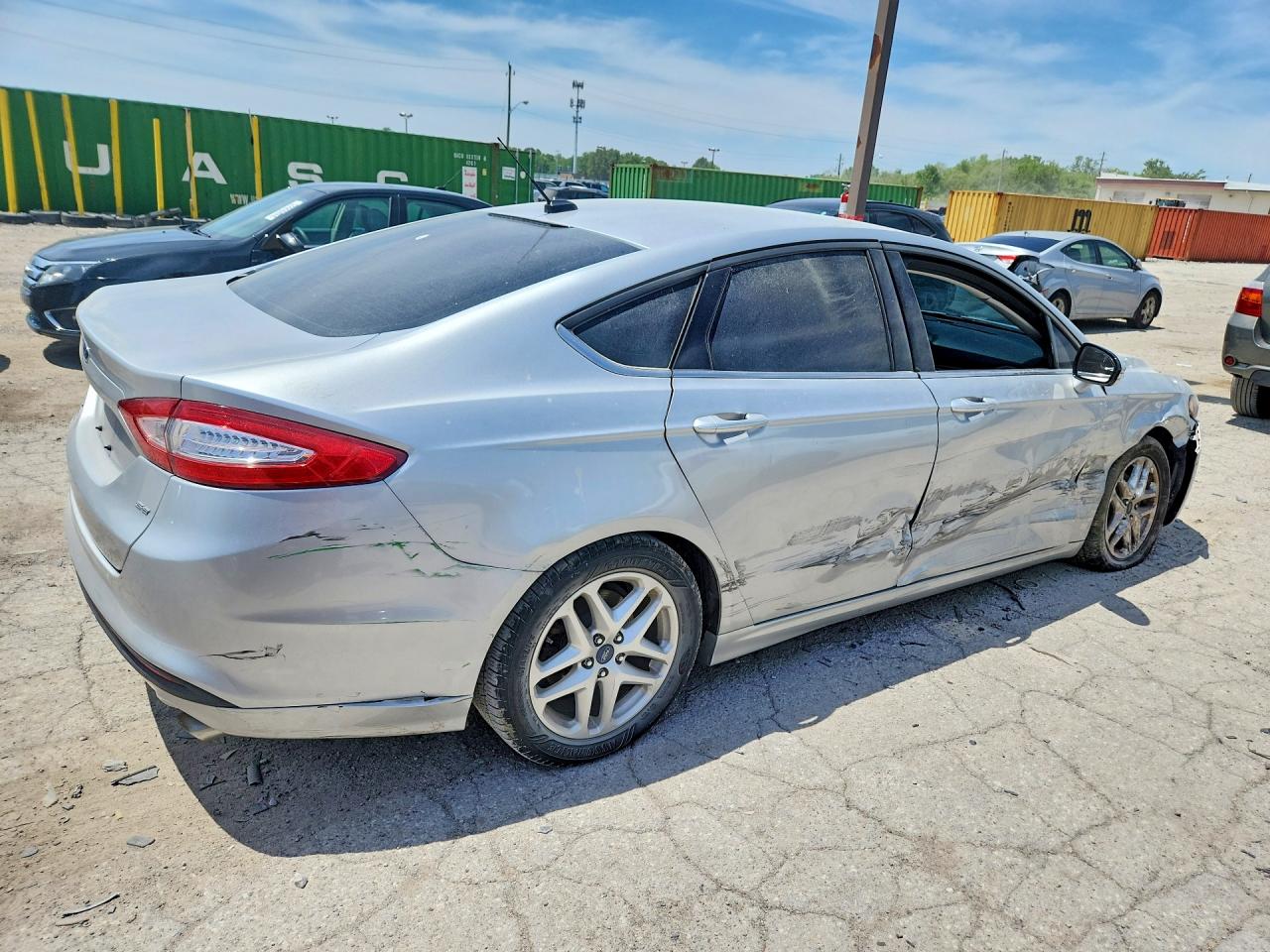 2015 Ford Fusion Se Silver vin: 1FA6P0H72F5130144