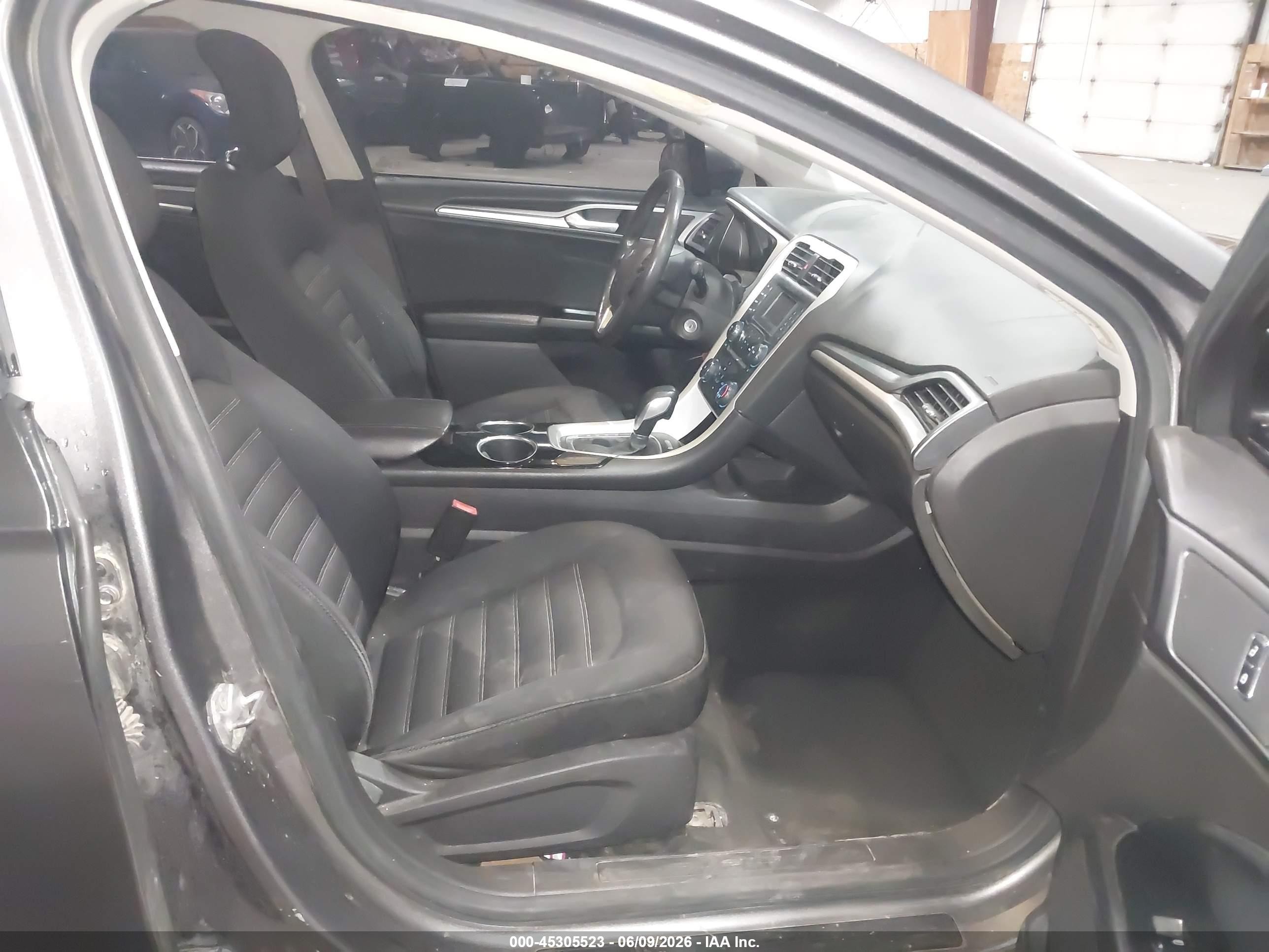 2014 Ford Fusion Se Gray vin: 1FA6P0H73E5353257