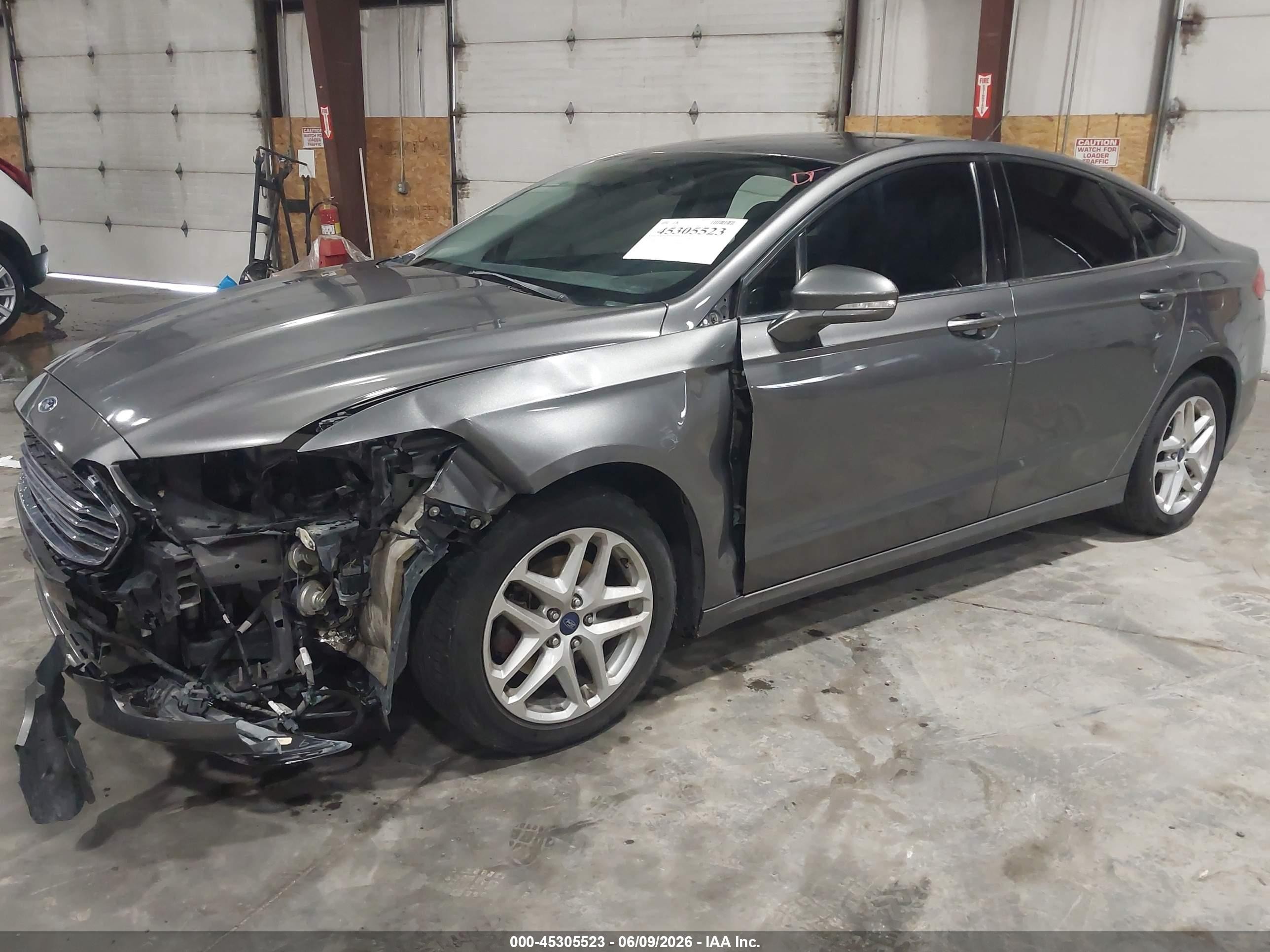 2014 Ford Fusion Se Gray vin: 1FA6P0H73E5353257