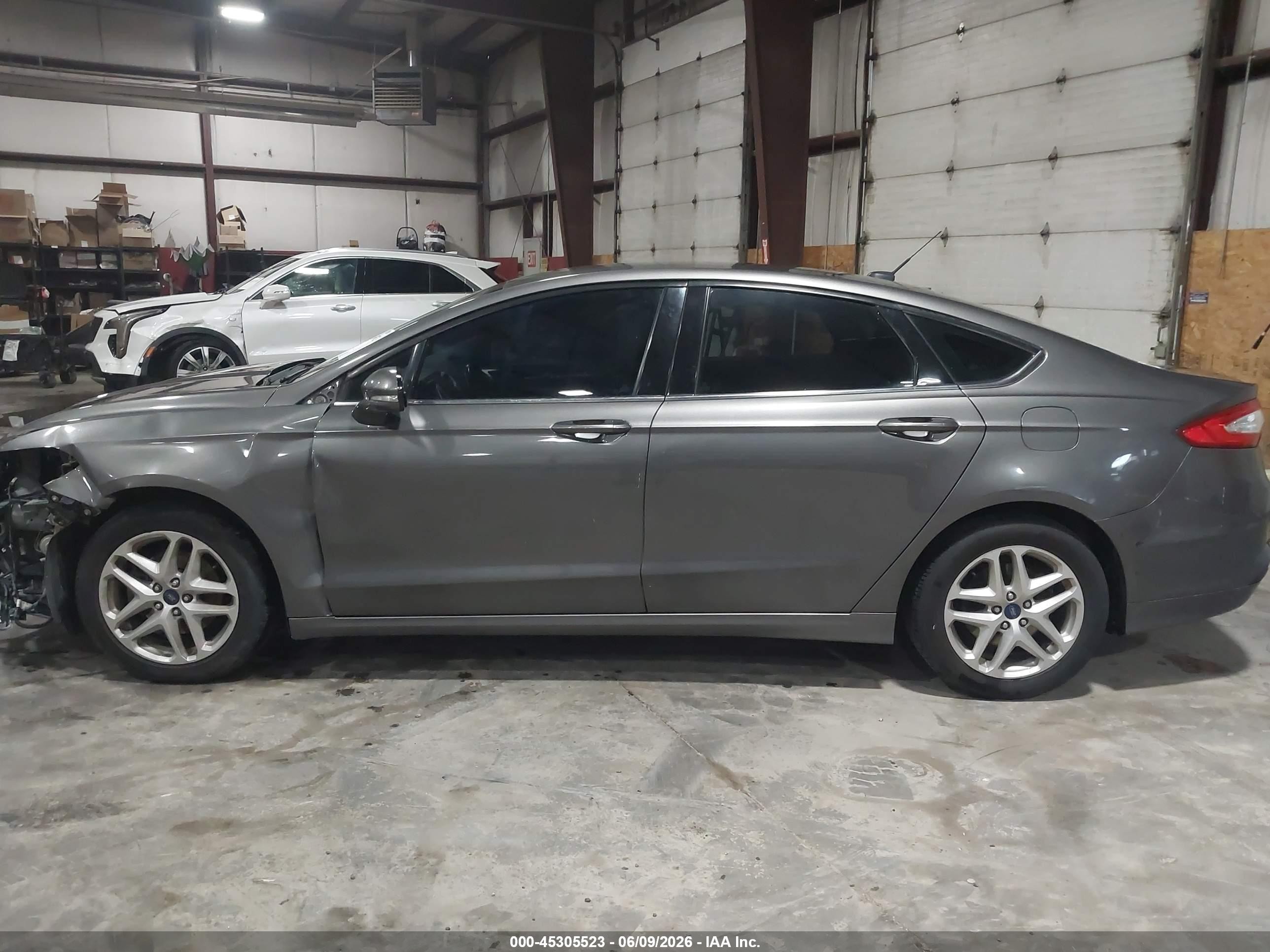 2014 Ford Fusion Se Gray vin: 1FA6P0H73E5353257