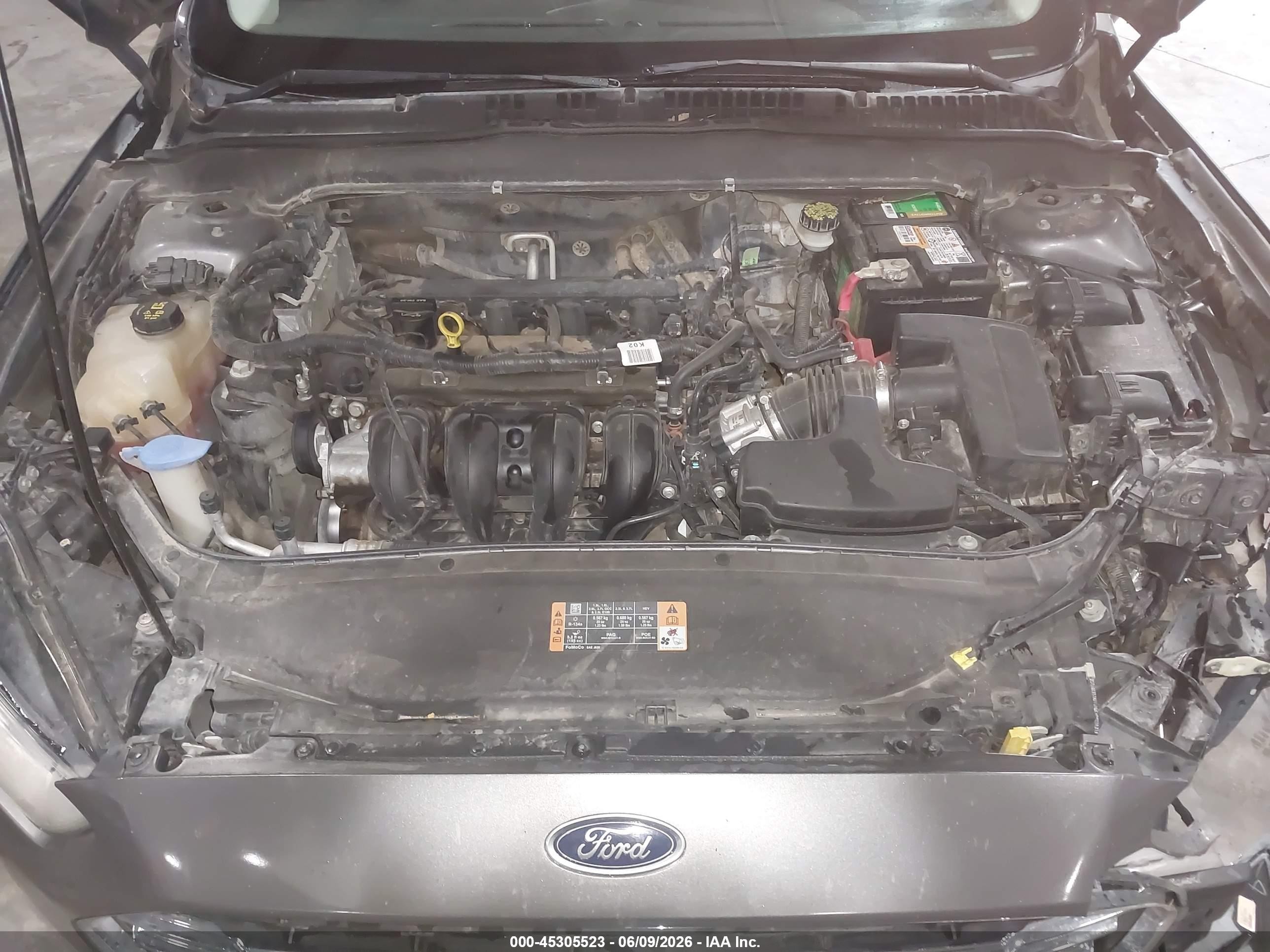 2014 Ford Fusion Se Gray vin: 1FA6P0H73E5353257