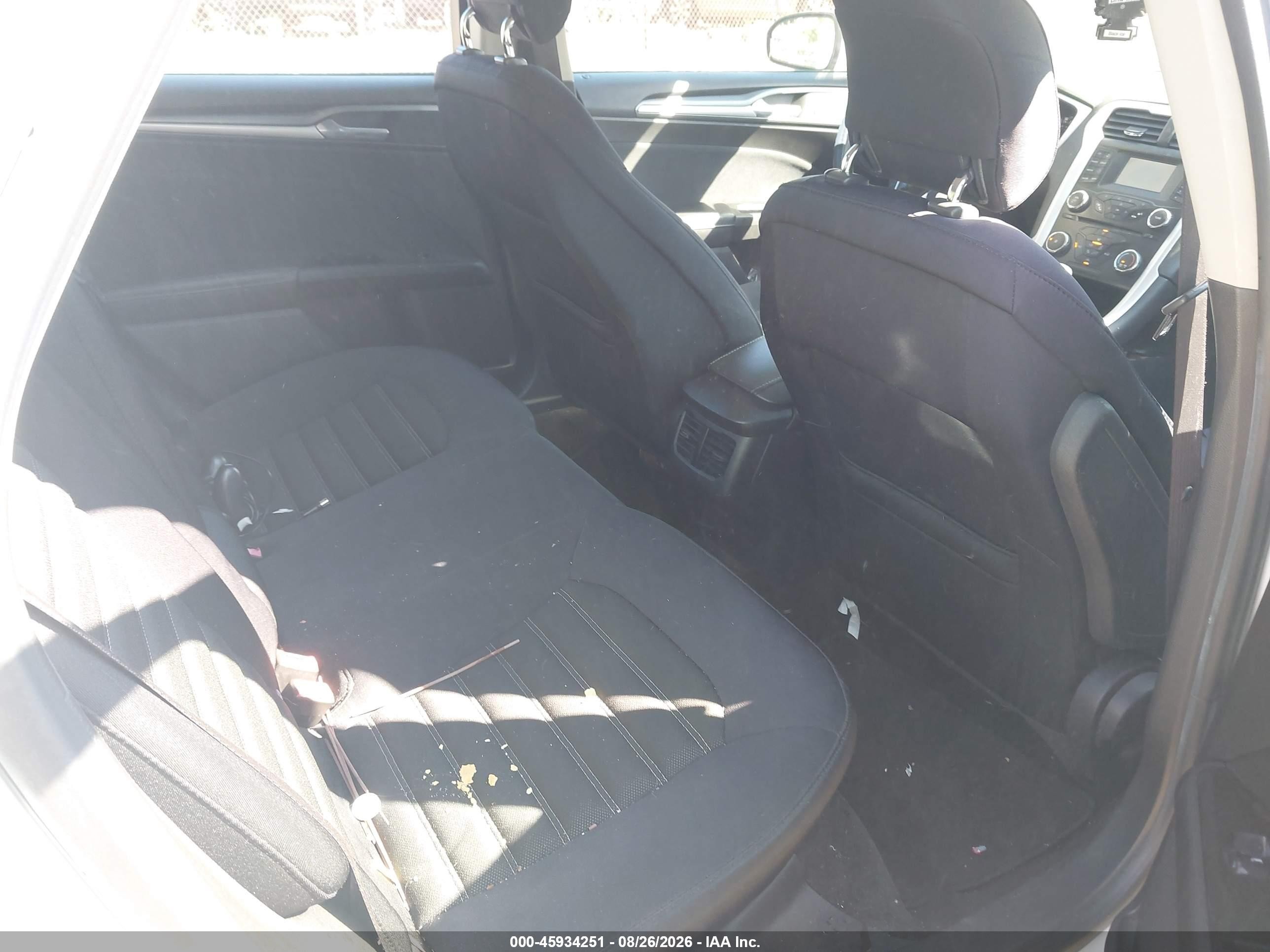 2014 Ford Fusion Se White vin: 1FA6P0H73E5353694