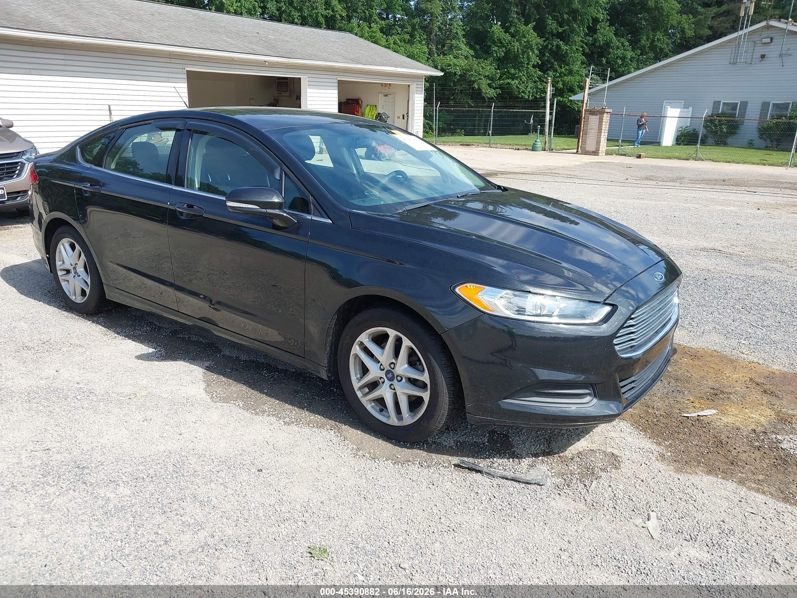 2014 Ford Fusion Se Black vin: 1FA6P0H73E5355753