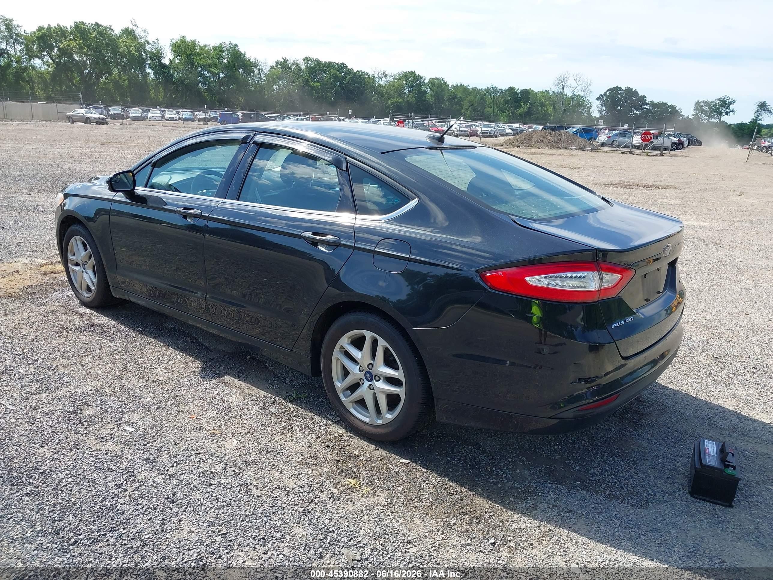 2014 Ford Fusion Se Black vin: 1FA6P0H73E5355753