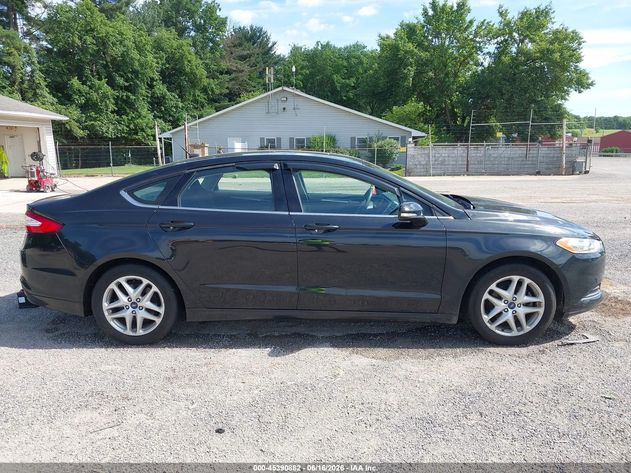 2014 Ford Fusion Se Black vin: 1FA6P0H73E5355753