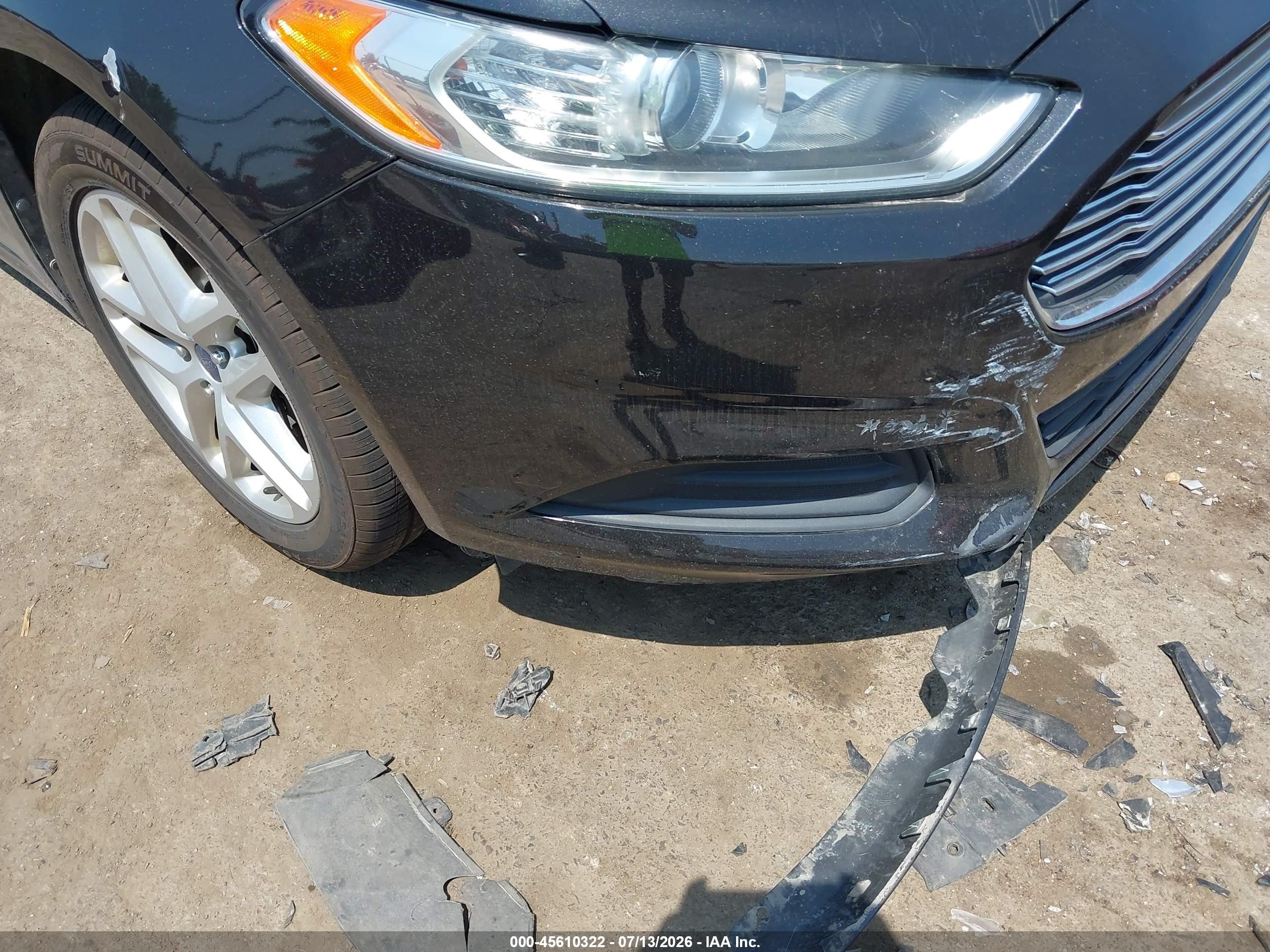 2014 Ford Fusion Se Black vin: 1FA6P0H73E5356076