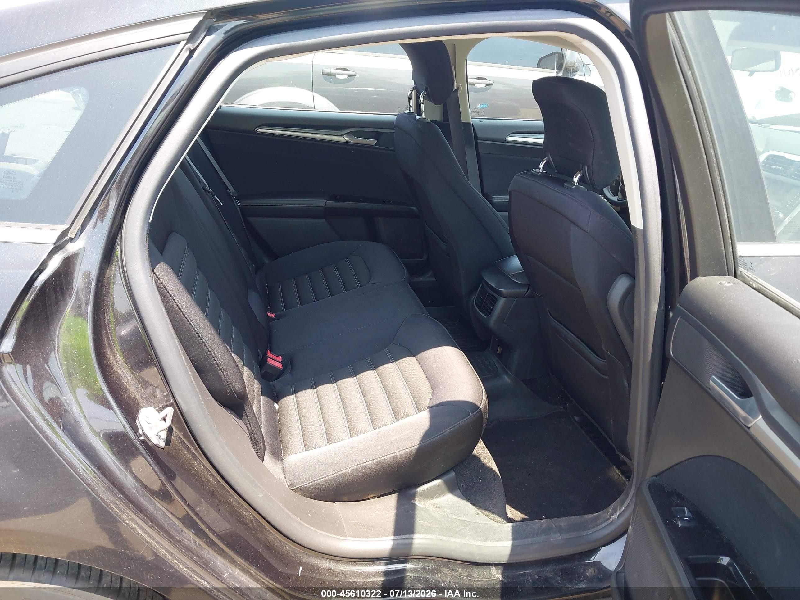 2014 Ford Fusion Se Black vin: 1FA6P0H73E5356076