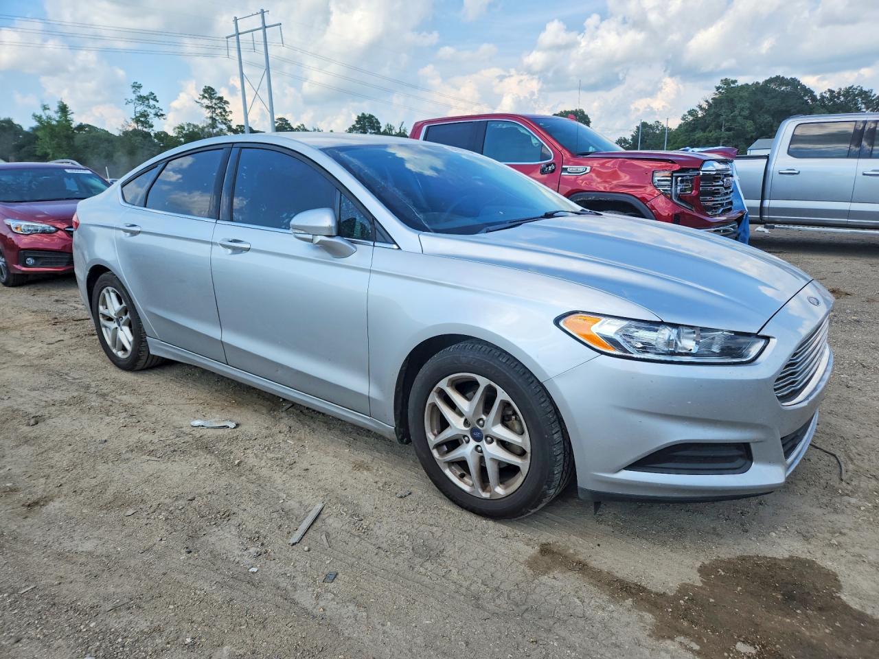 2014 Ford Fusion Se Silver vin: 1FA6P0H73E5364291
