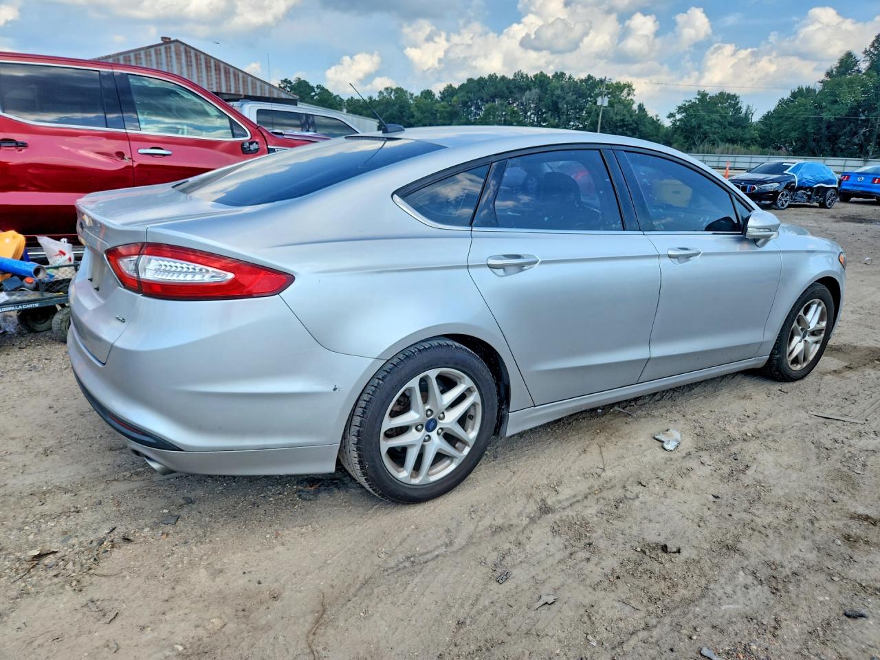 2014 Ford Fusion Se Silver vin: 1FA6P0H73E5364291