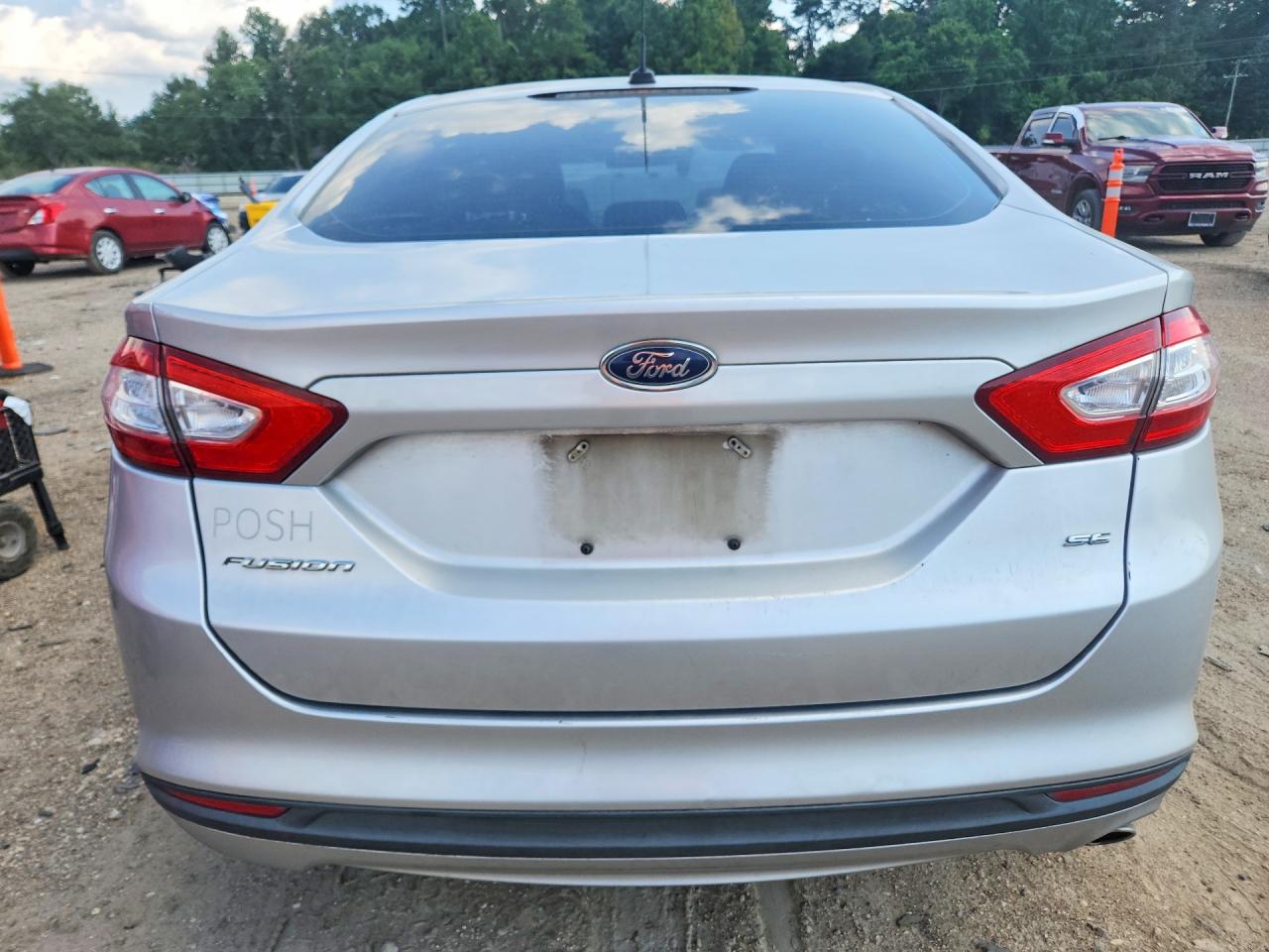 2014 Ford Fusion Se Silver vin: 1FA6P0H73E5364291