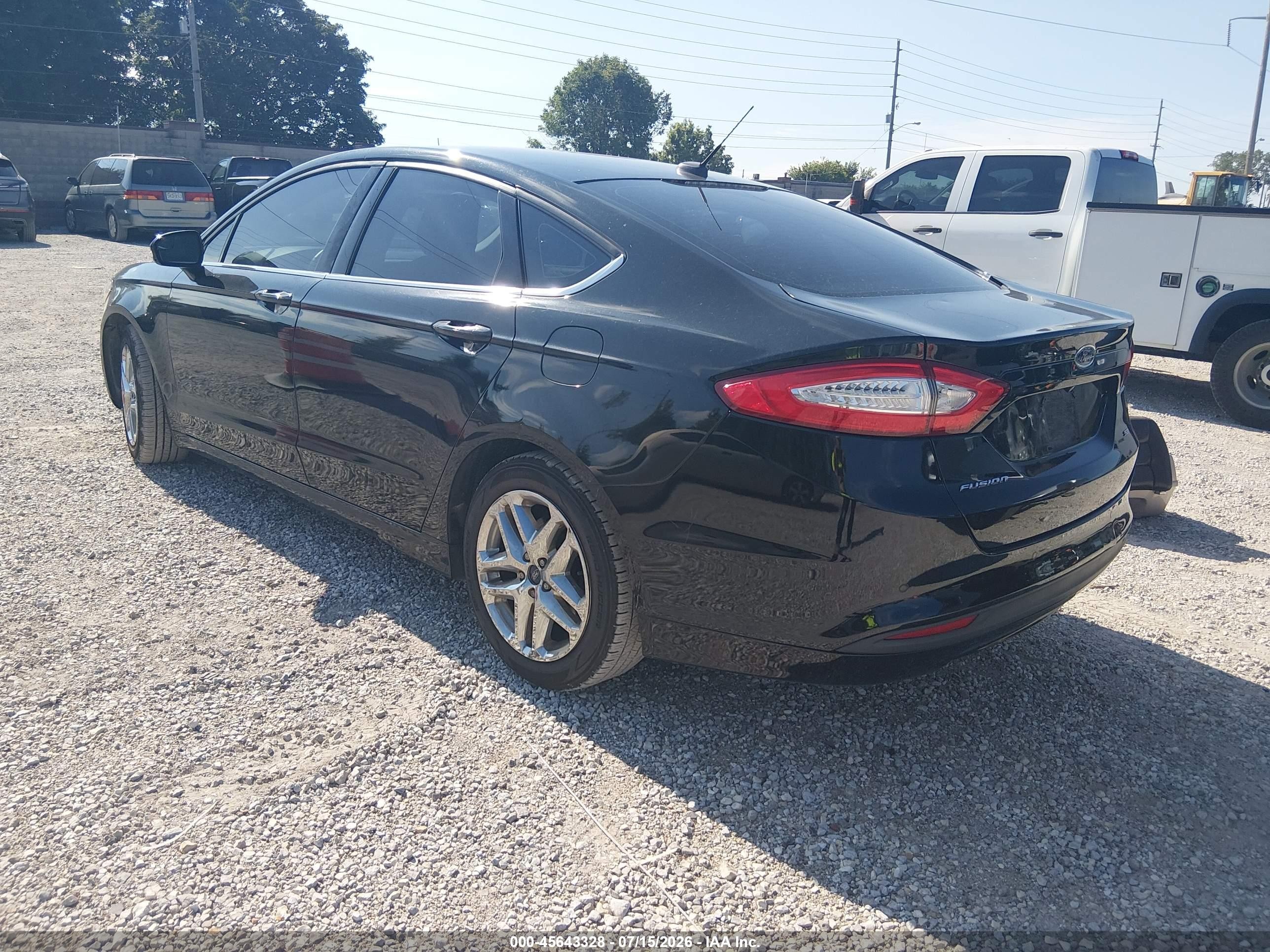 2014 Ford Fusion Se Черный vin: 1FA6P0H73E5366607