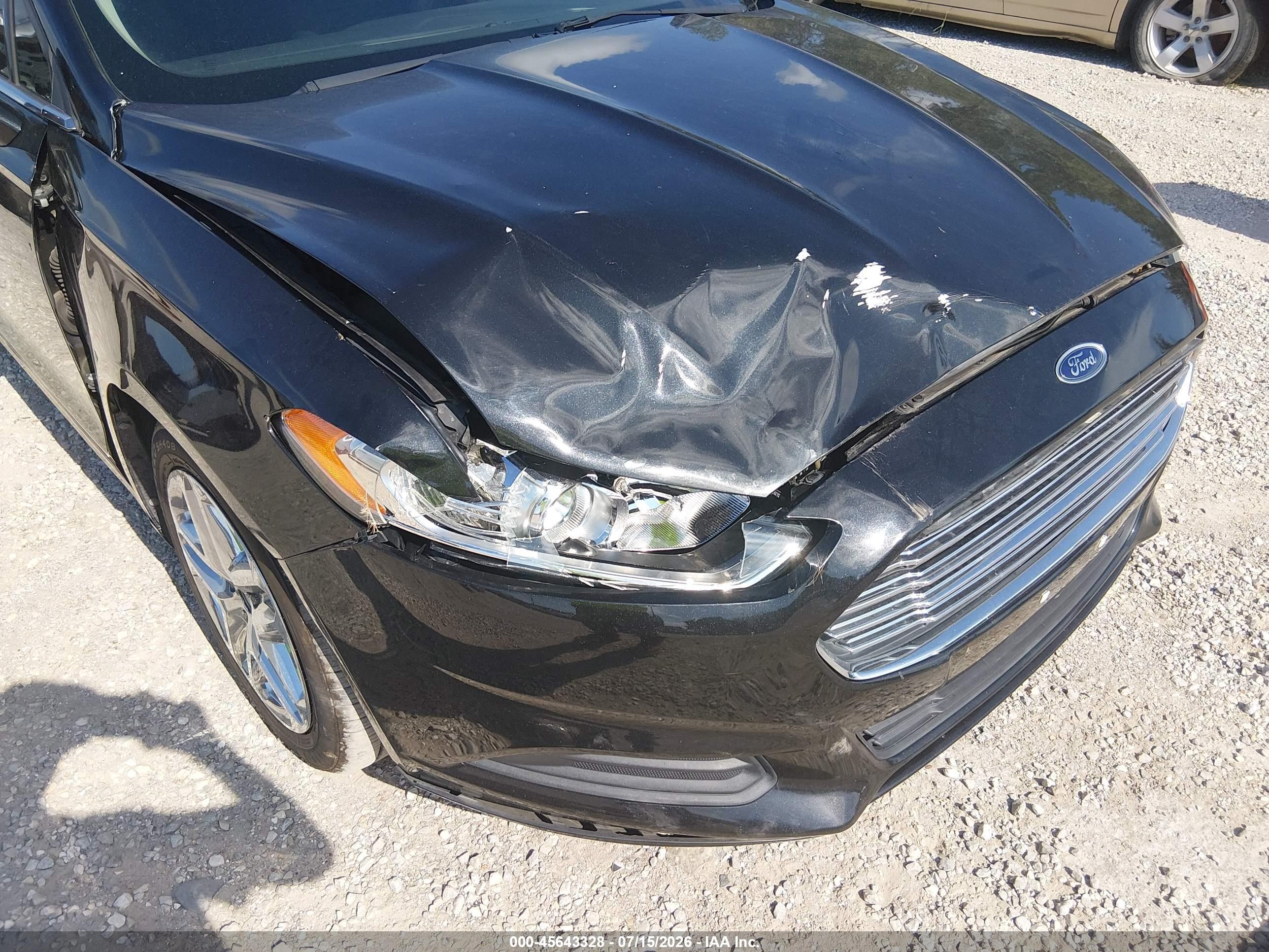 2014 Ford Fusion Se Черный vin: 1FA6P0H73E5366607