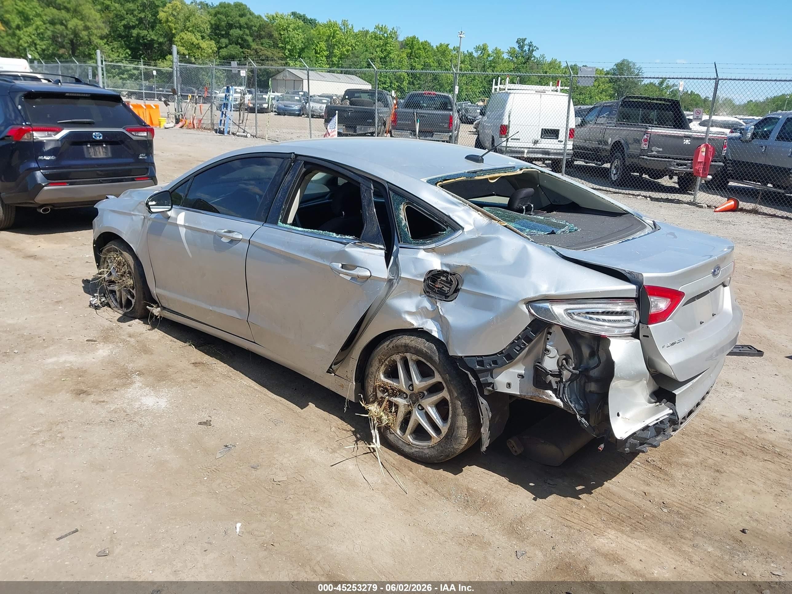 2014 Ford Fusion Se Silver vin: 1FA6P0H73E5375940