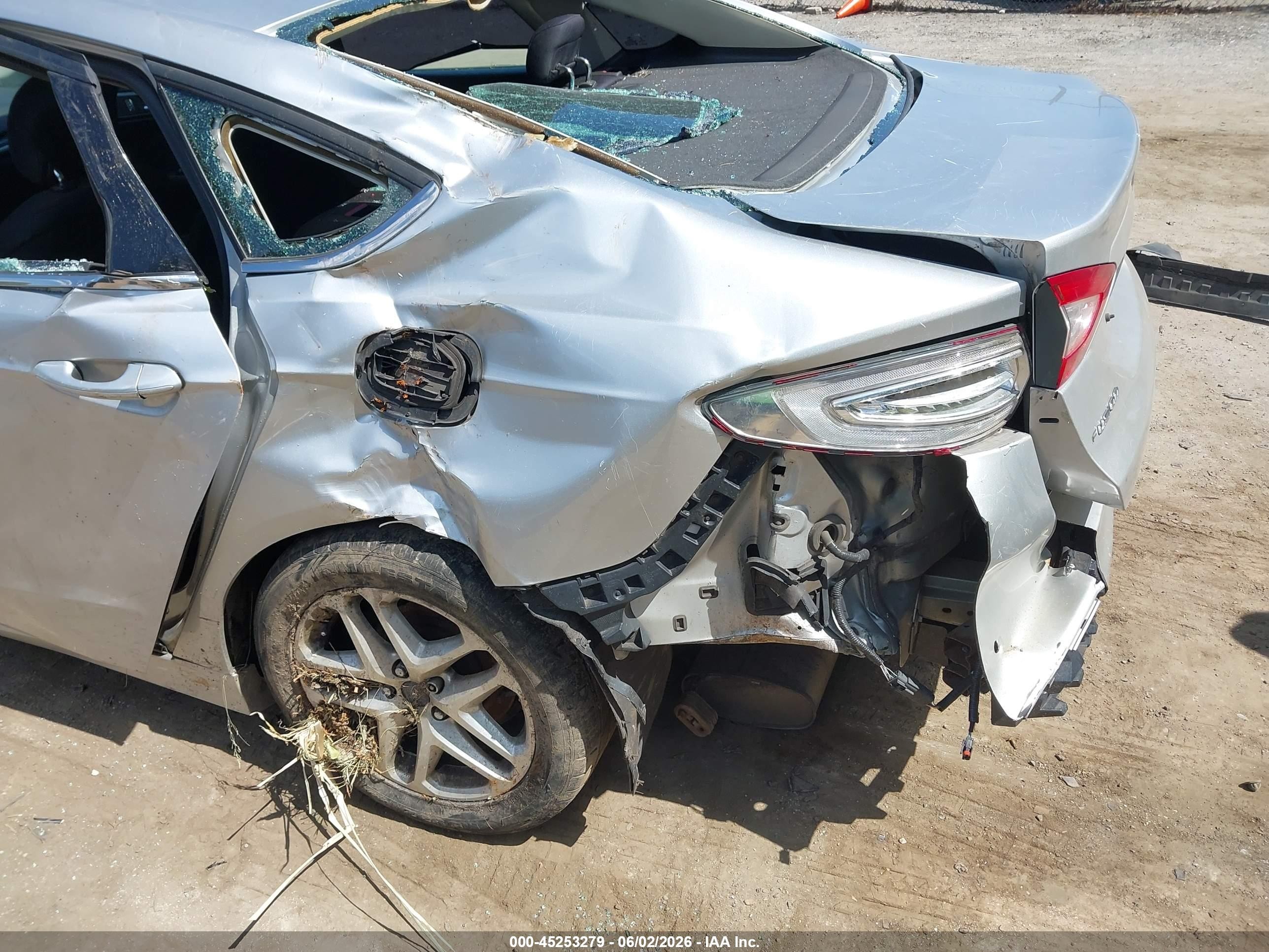 2014 Ford Fusion Se Silver vin: 1FA6P0H73E5375940