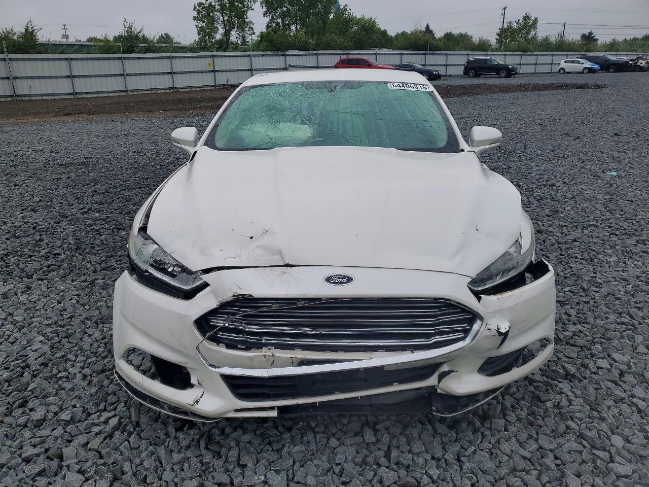 2014 Ford Fusion Se White vin: 1FA6P0H73E5385514