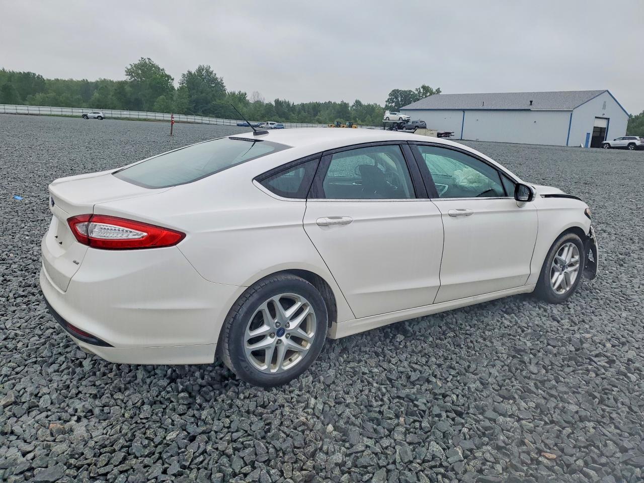 2014 Ford Fusion Se White vin: 1FA6P0H73E5385514