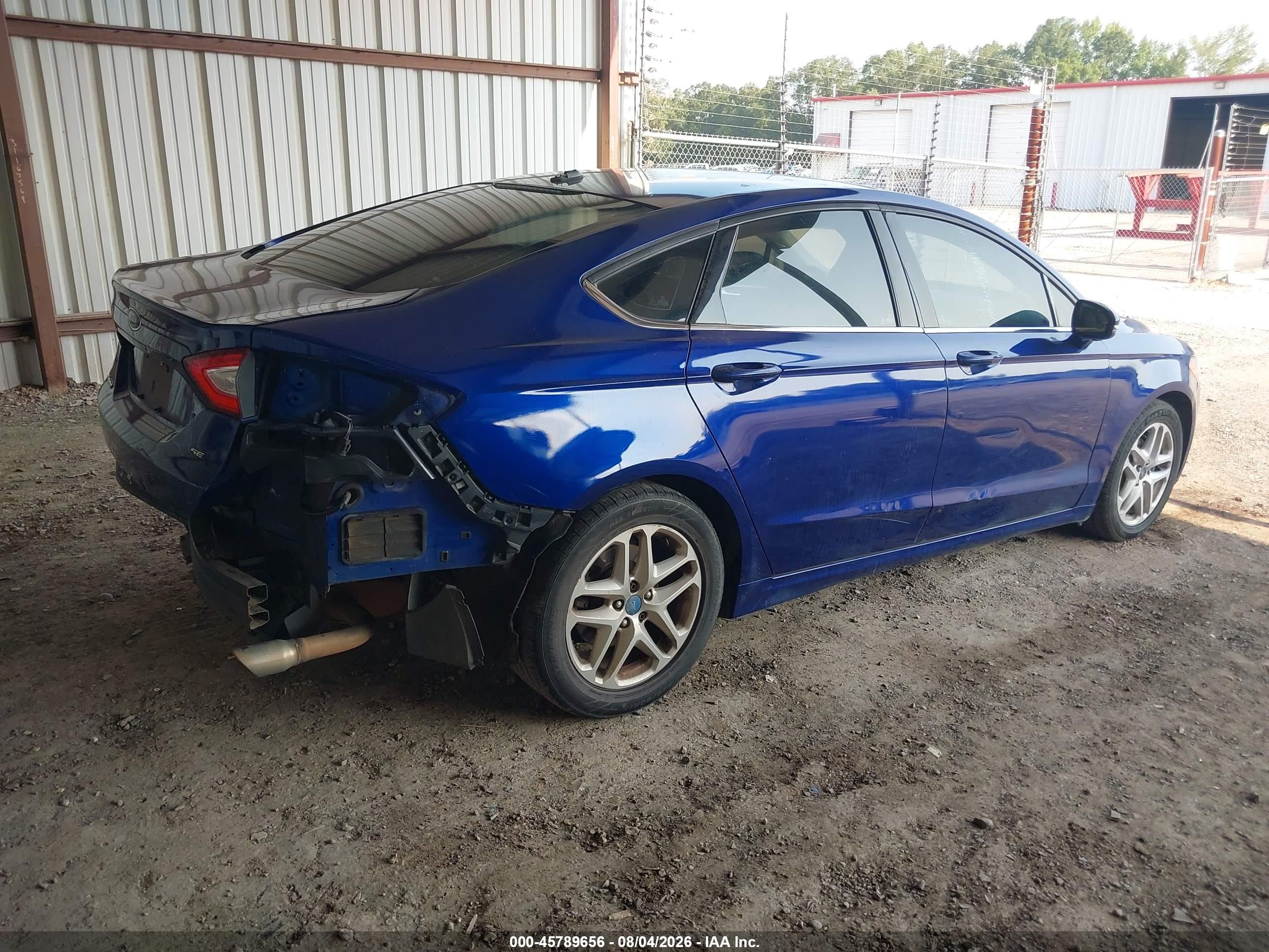2014 Ford Fusion Se Синий vin: 1FA6P0H73E5399381