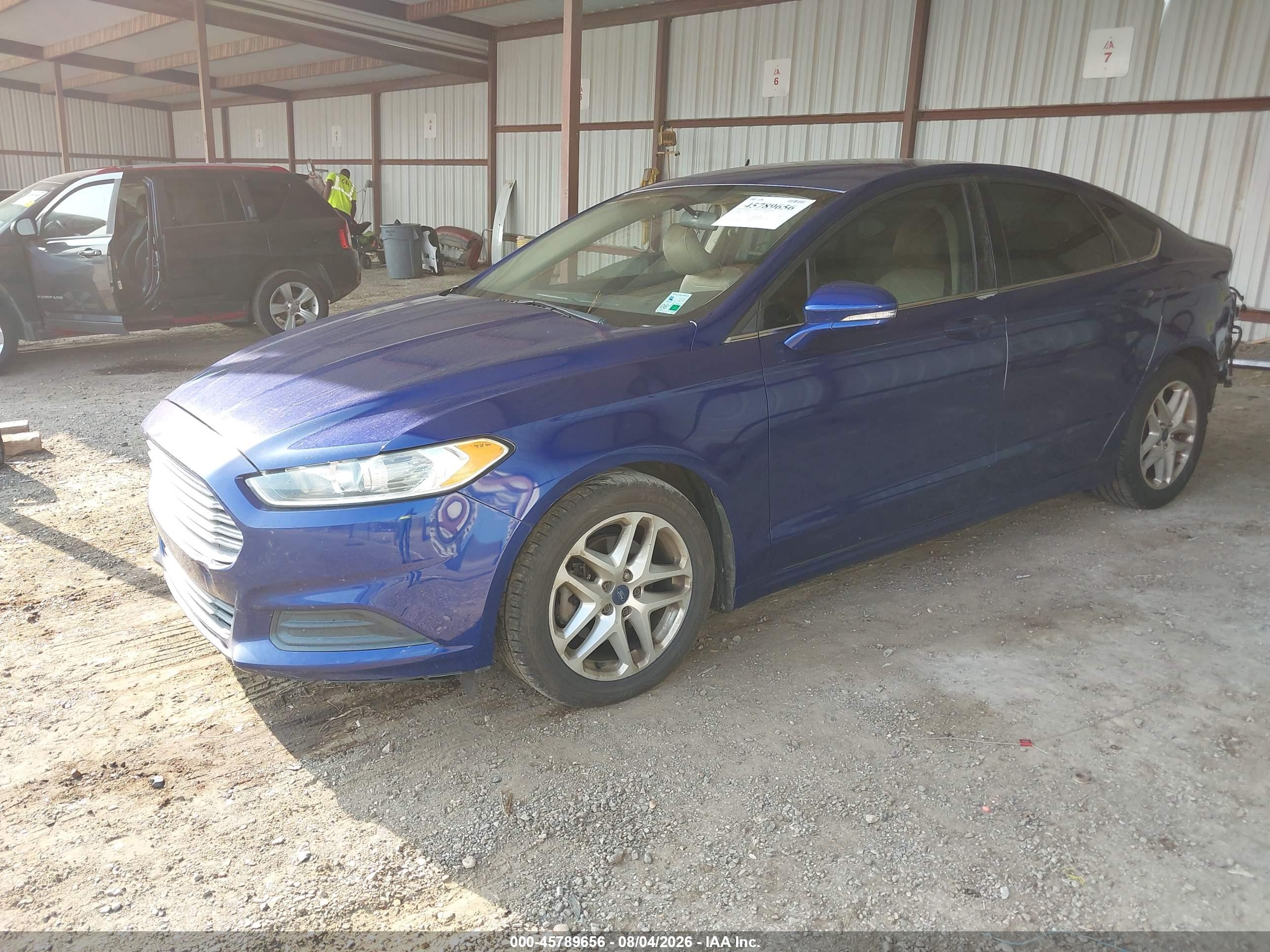 2014 Ford Fusion Se Синий vin: 1FA6P0H73E5399381