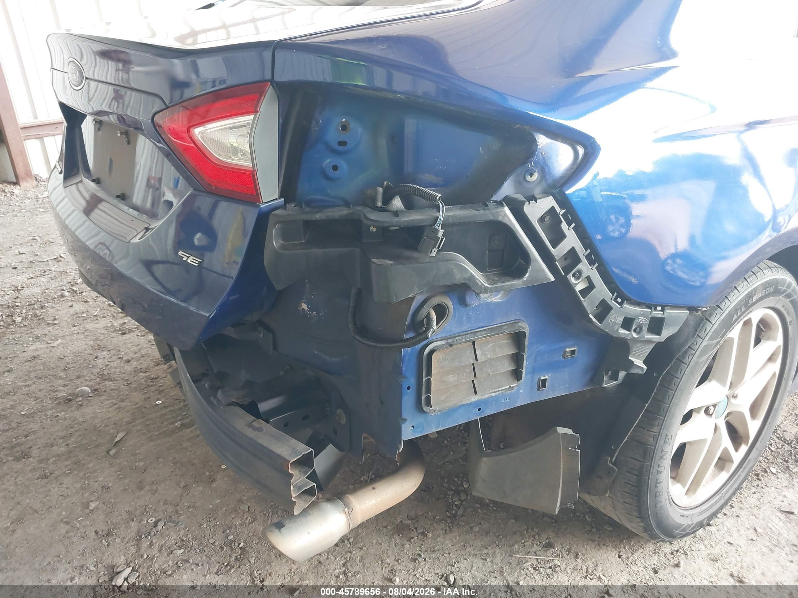 2014 Ford Fusion Se Синий vin: 1FA6P0H73E5399381