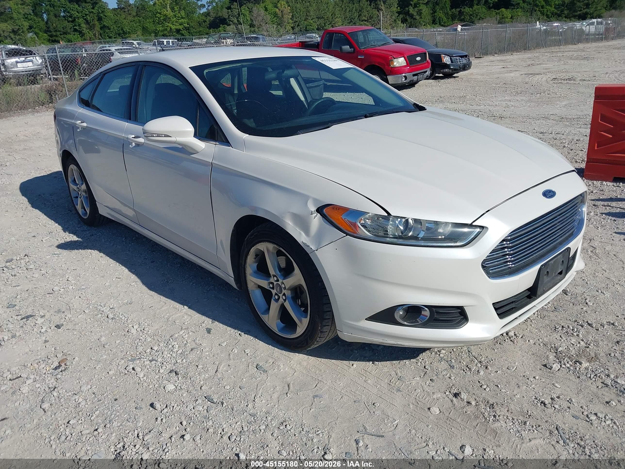 2014 Ford Fusion Se White vin: 1FA6P0H73E5399431