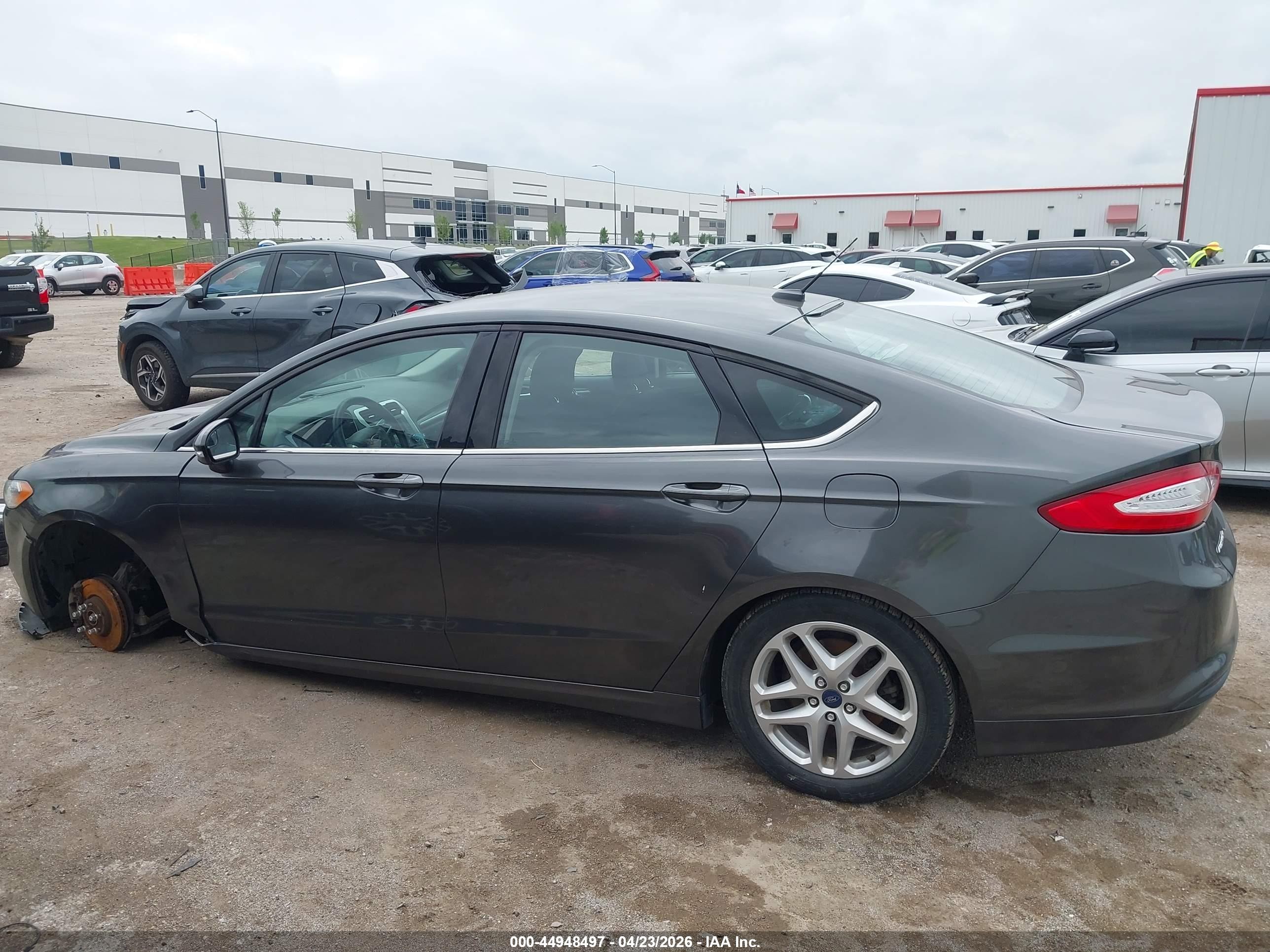 2015 Ford Fusion Se Gray vin: 1FA6P0H73F5102756