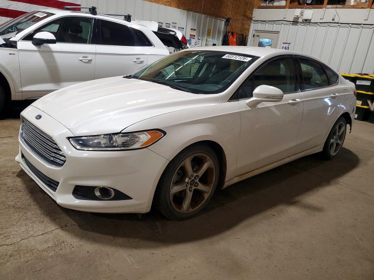 2015 Ford Fusion Se White vin: 1FA6P0H73F5108444