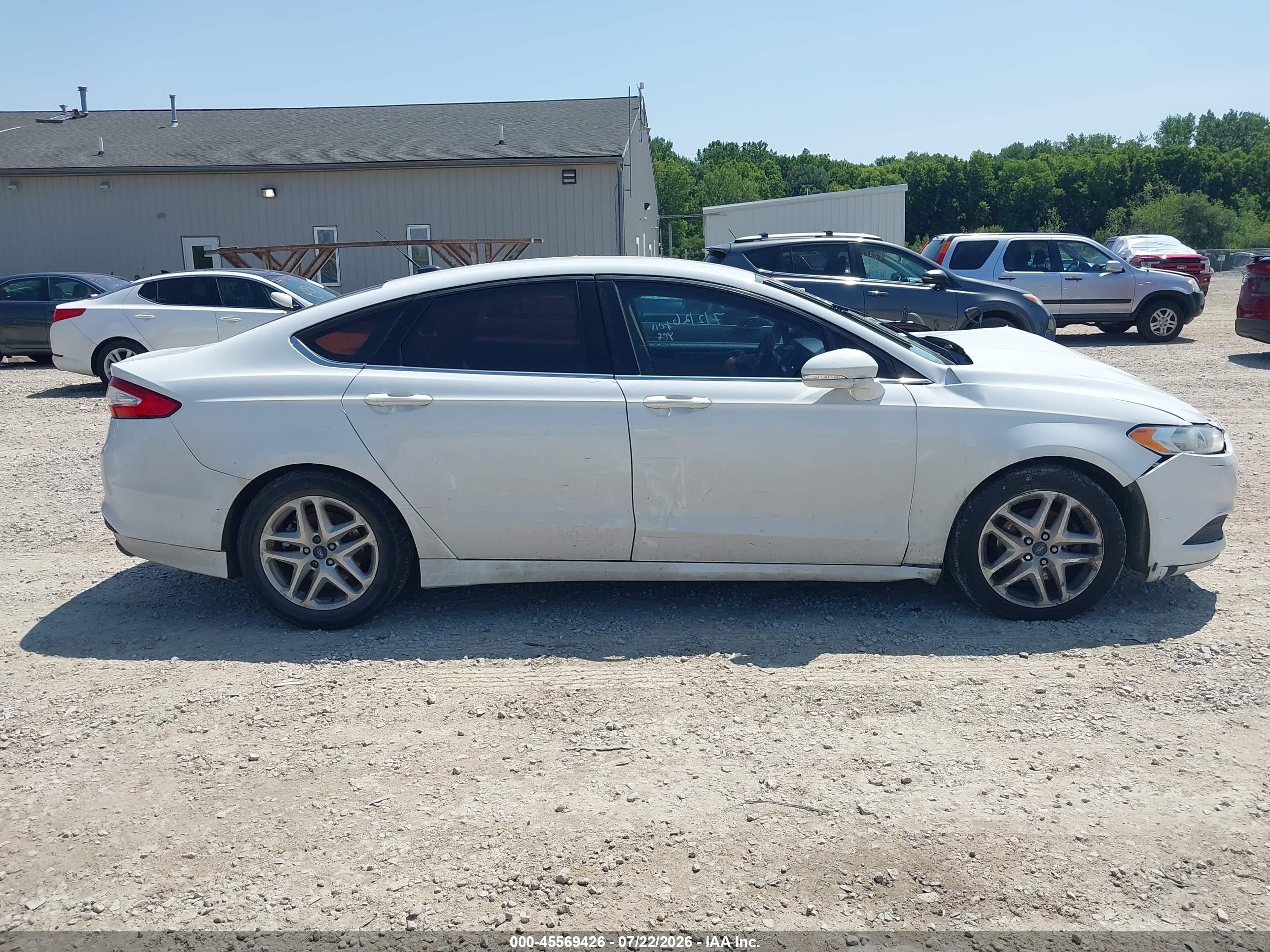 2015 Ford Fusion Se White vin: 1FA6P0H73F5124501