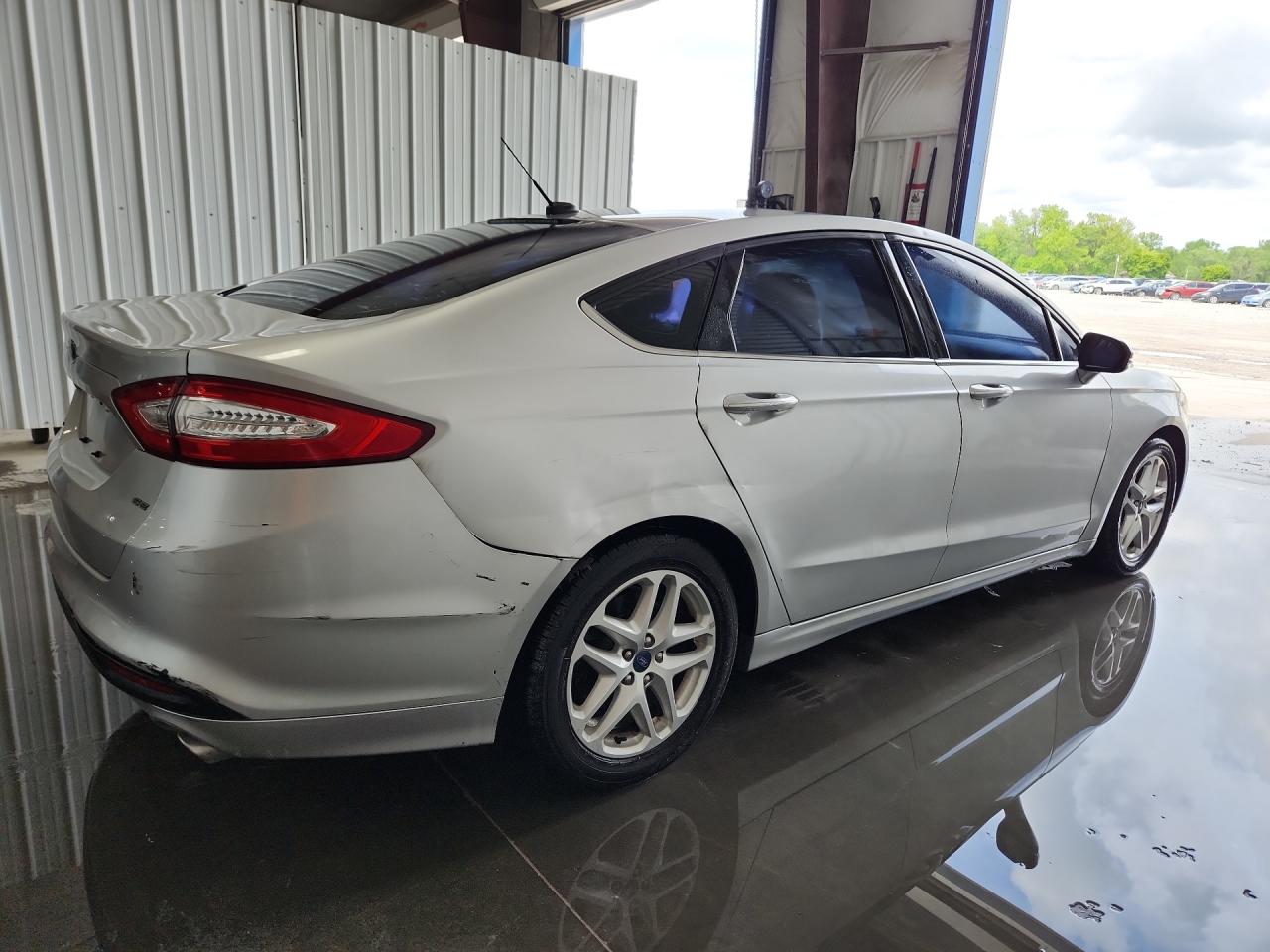 2015 Ford Fusion Se Silver vin: 1FA6P0H73F5126524 Damage: Right Qtr Panel, Severe Damage, Replacement Required