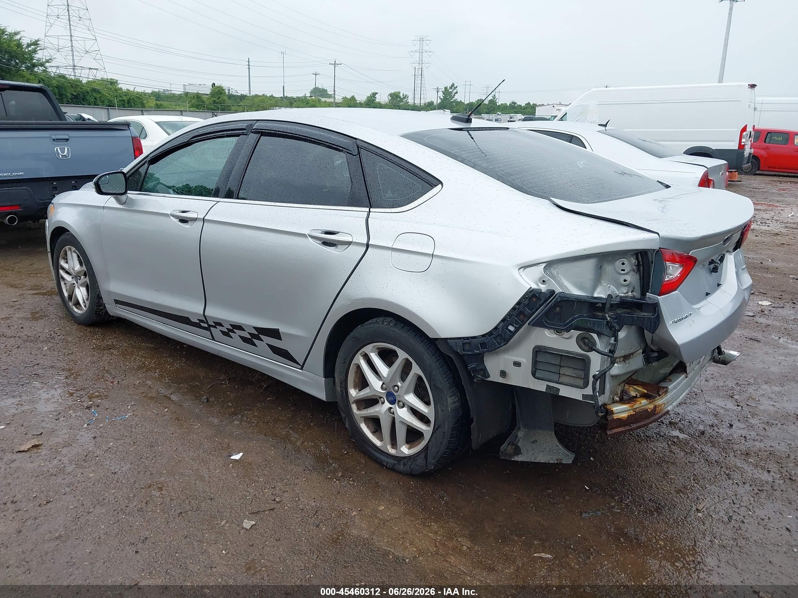 2015 Ford Fusion Se Silver vin: 1FA6P0H73F5128175
