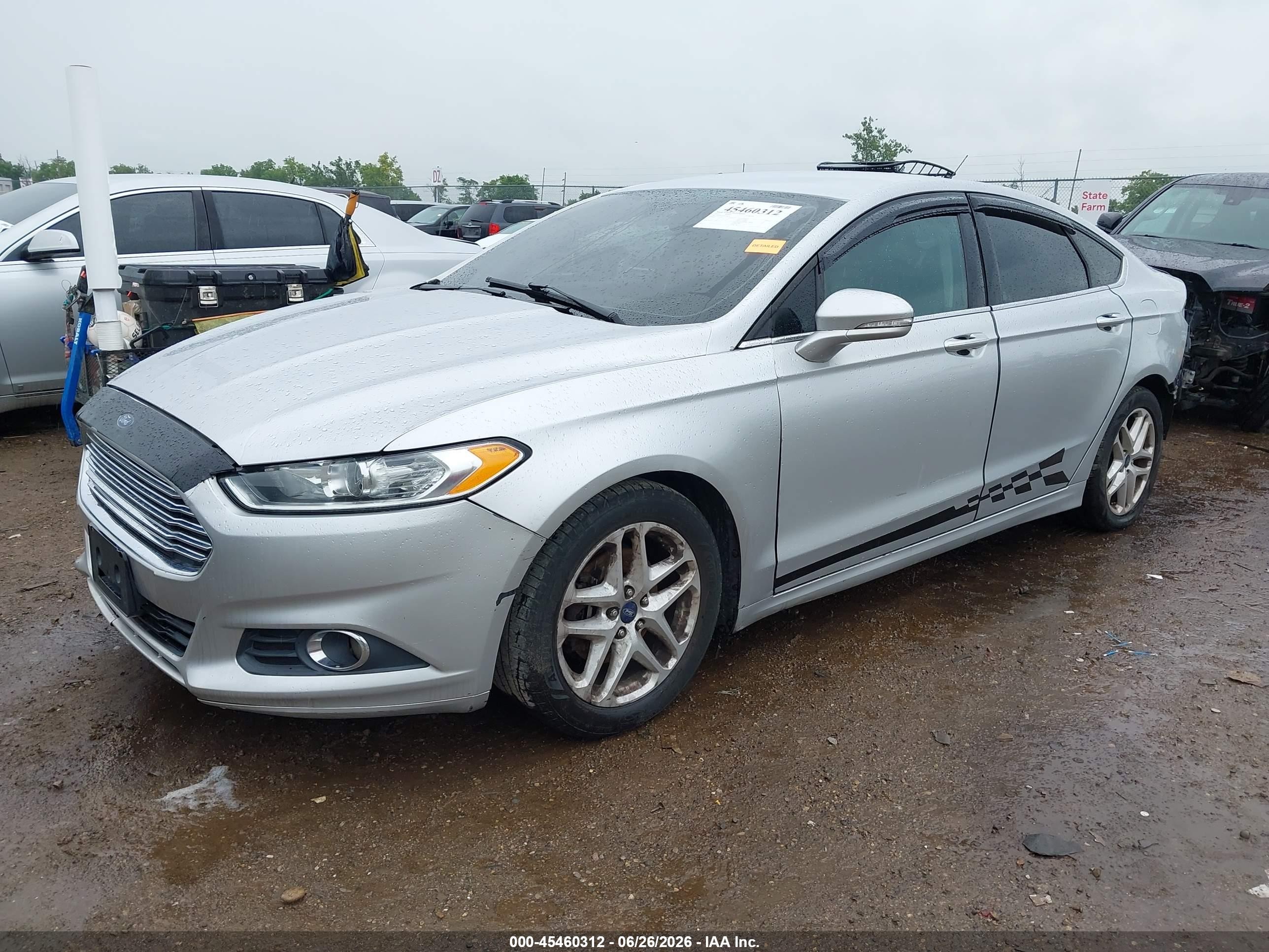 2015 Ford Fusion Se Silver vin: 1FA6P0H73F5128175