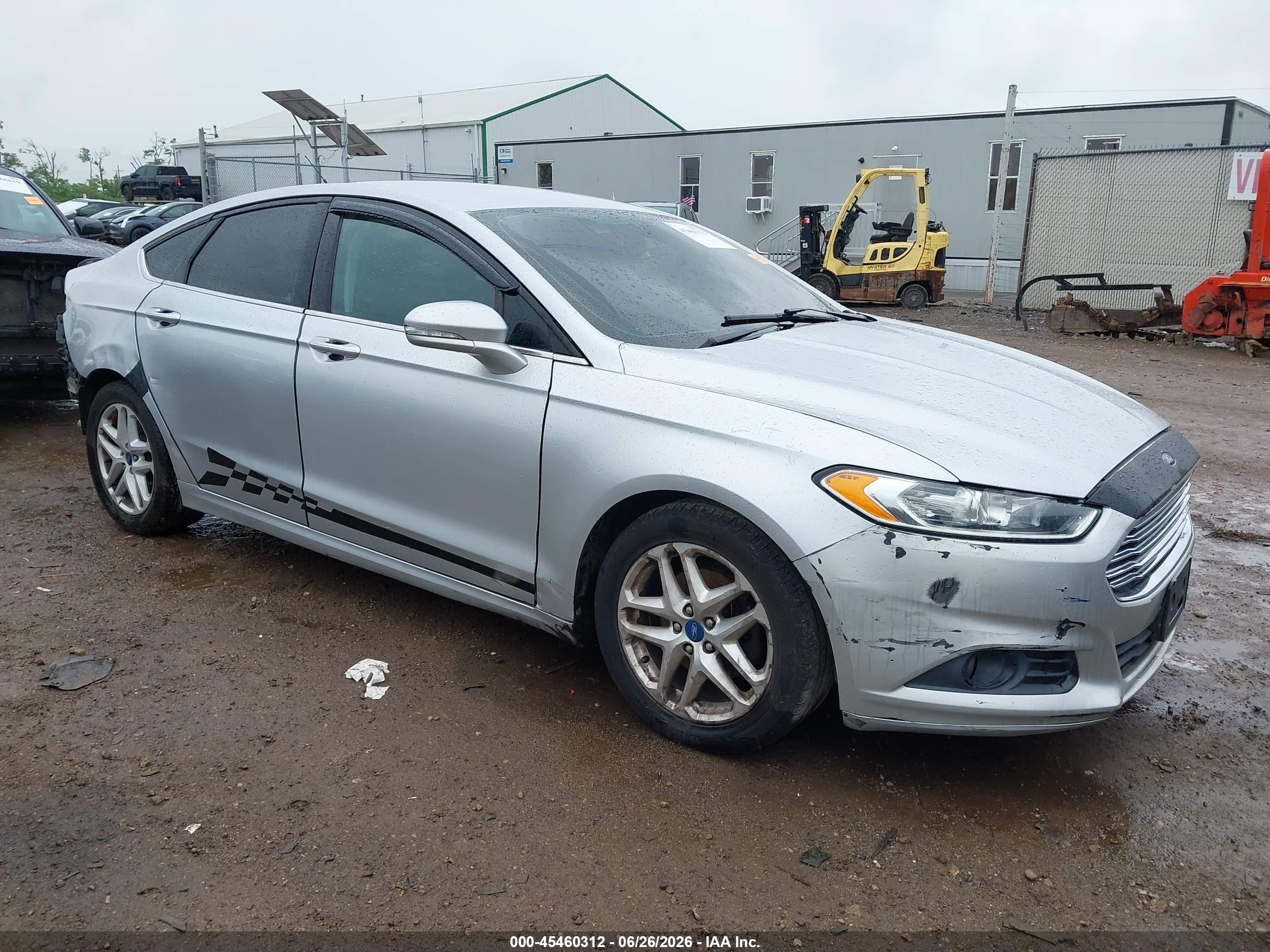2015 Ford Fusion Se Silver vin: 1FA6P0H73F5128175