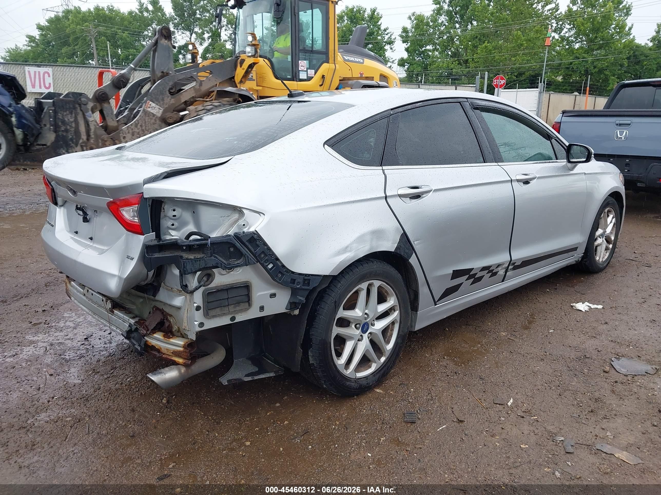 2015 Ford Fusion Se Silver vin: 1FA6P0H73F5128175