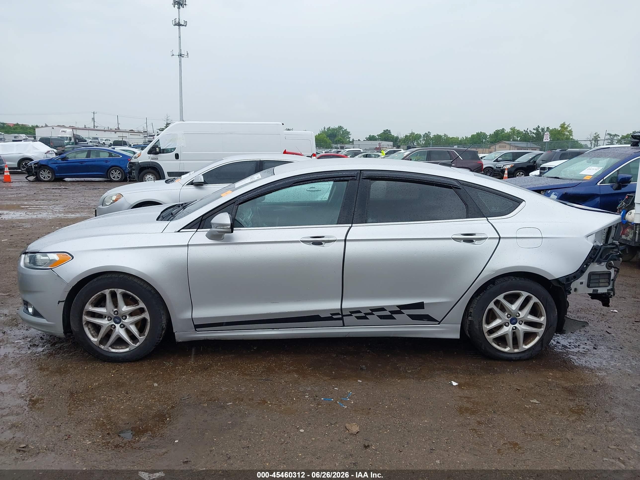 2015 Ford Fusion Se Silver vin: 1FA6P0H73F5128175