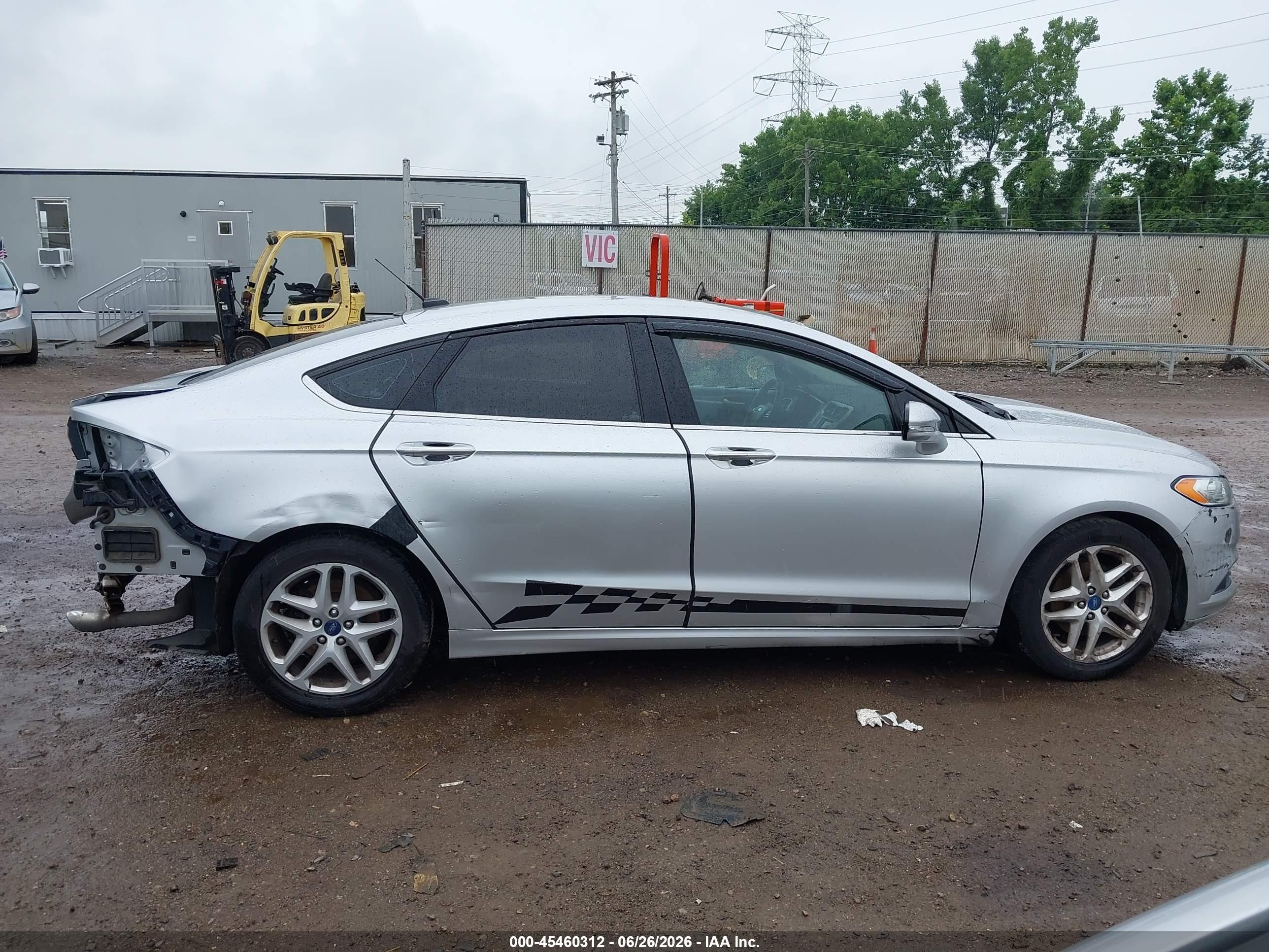 2015 Ford Fusion Se Silver vin: 1FA6P0H73F5128175